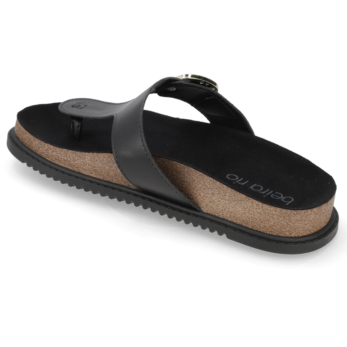 Sandalia Plana Negra Beira Rio 34 / Negro