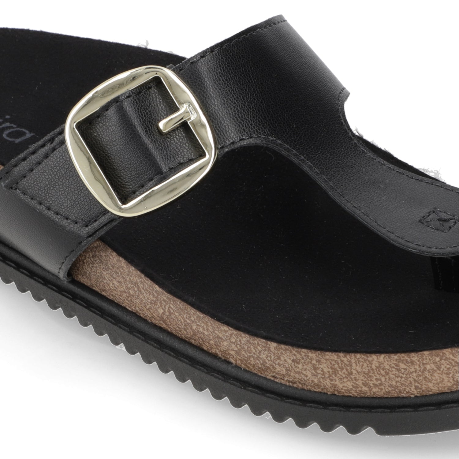 Sandalia Plana Negra Beira Rio 34 / Negro