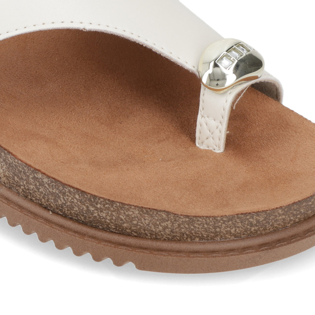 Sandalia Blanco OFF Beira Rio 35 / Blanco OFF