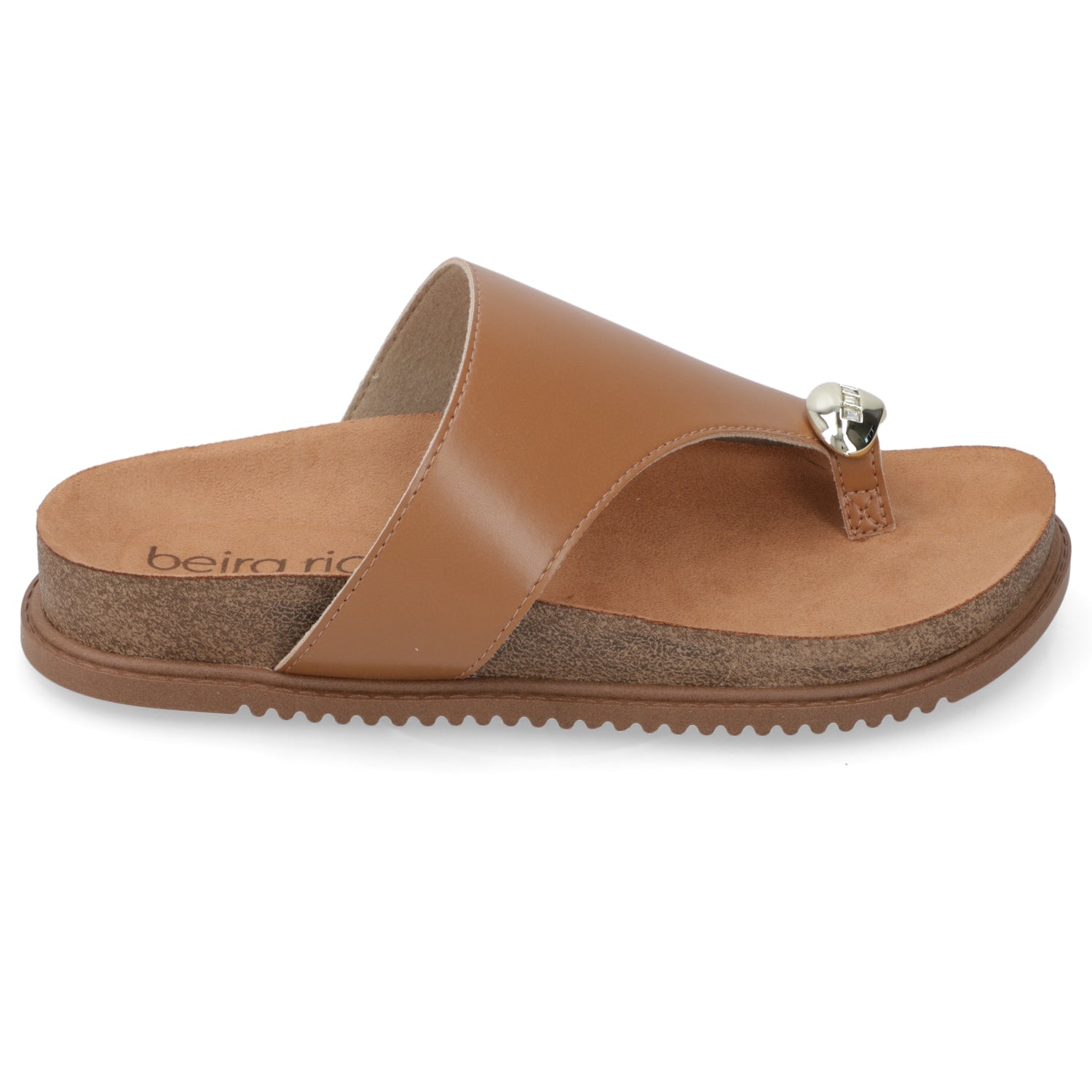 Sandalia Camel Beira Rio 35 / Camel