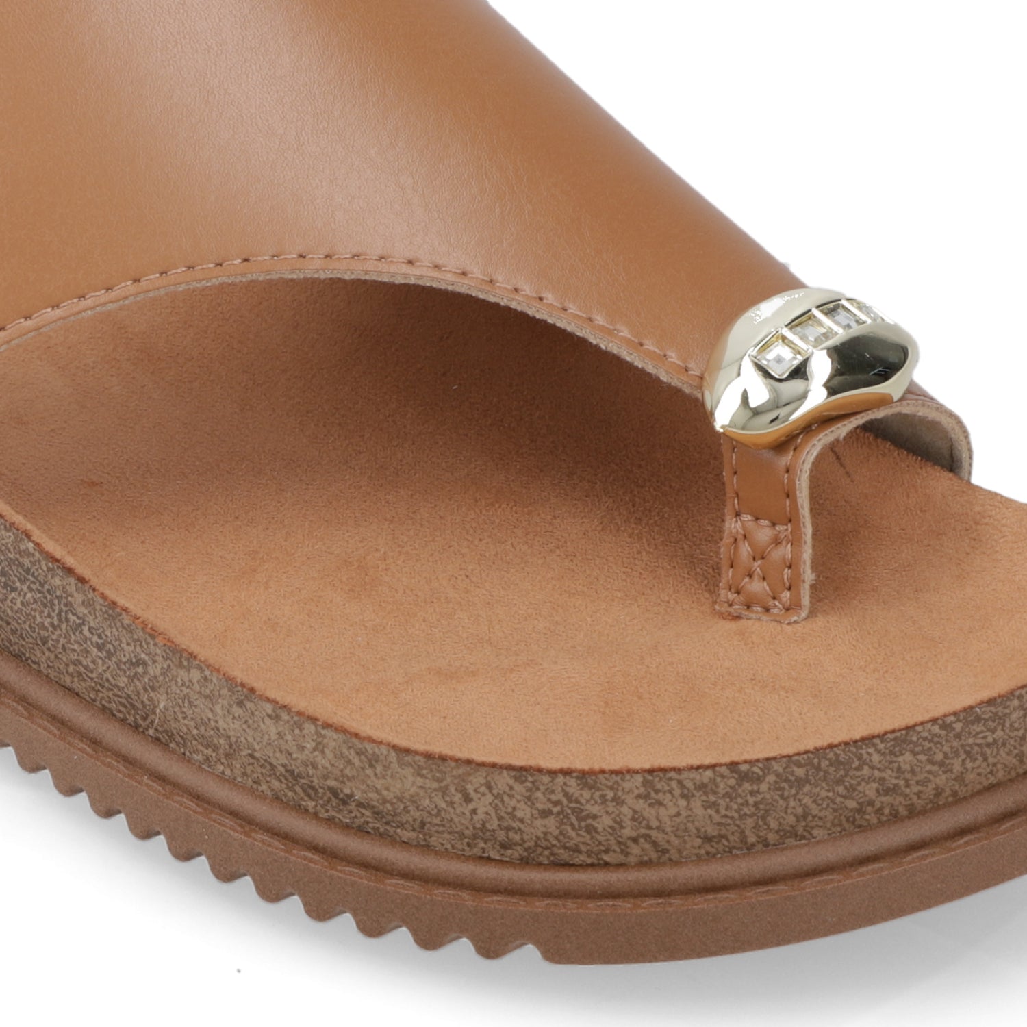 Sandalia Camel Beira Rio 35 / Camel