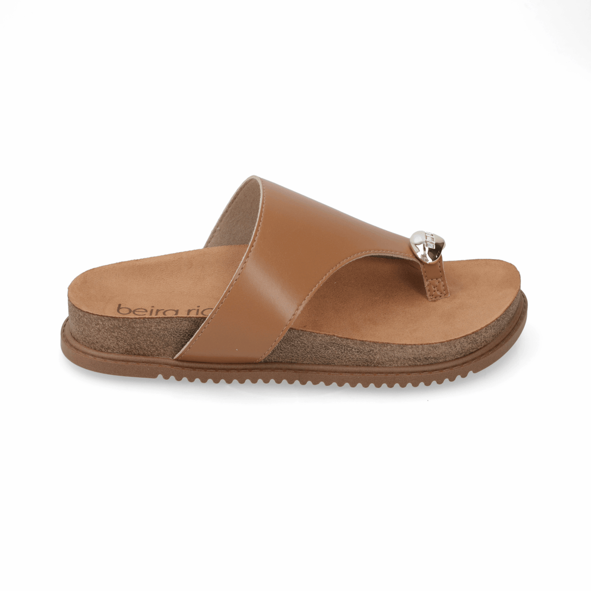 Sandalia Camel Beira Rio 35 / Camel