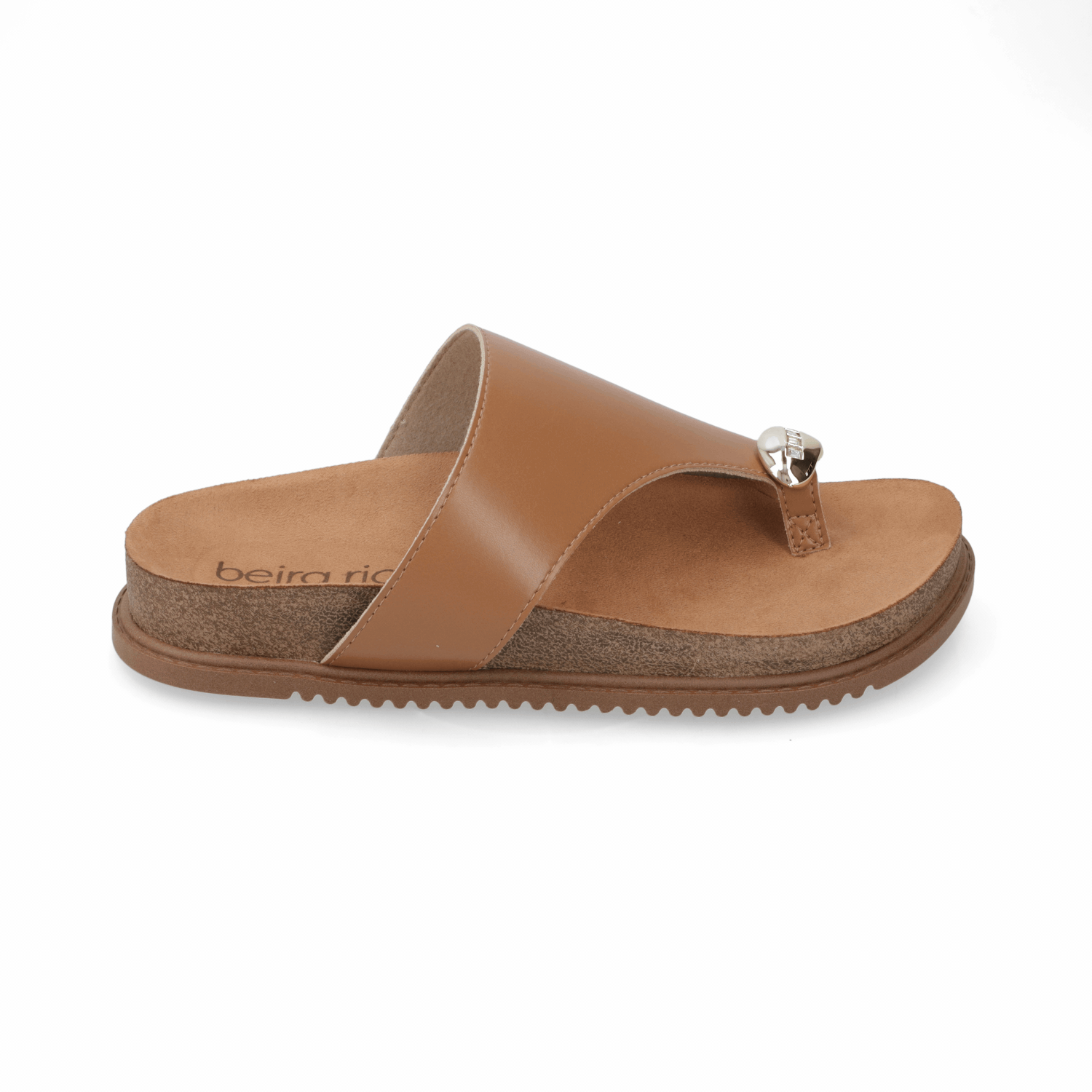 Sandalia Camel Beira Rio 35 / Camel
