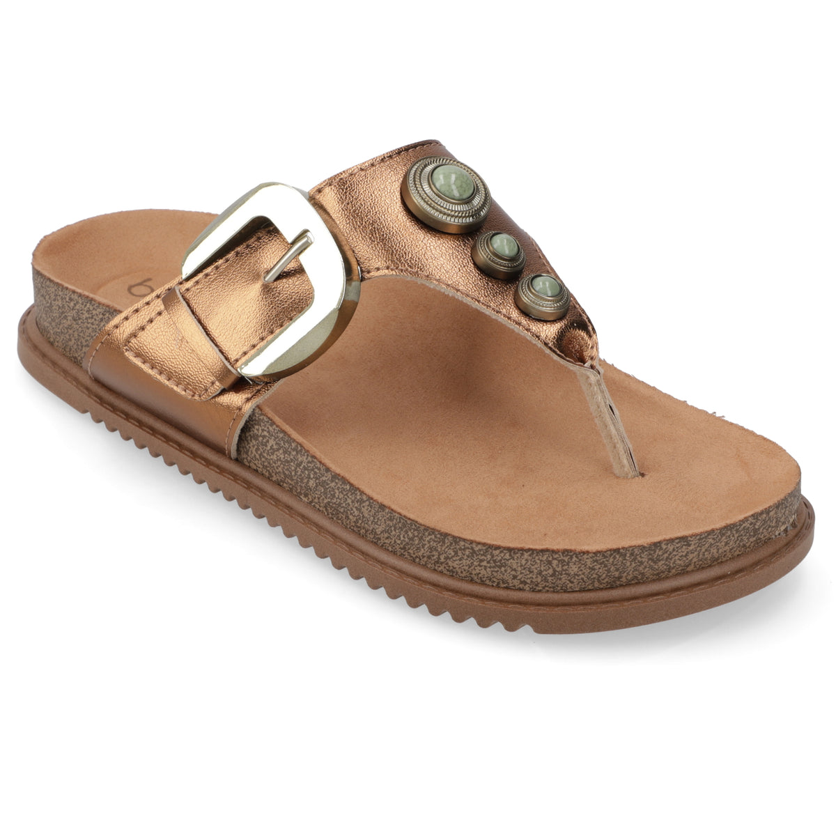 Sandalia Bronce Beira Rio 35 / Bronce