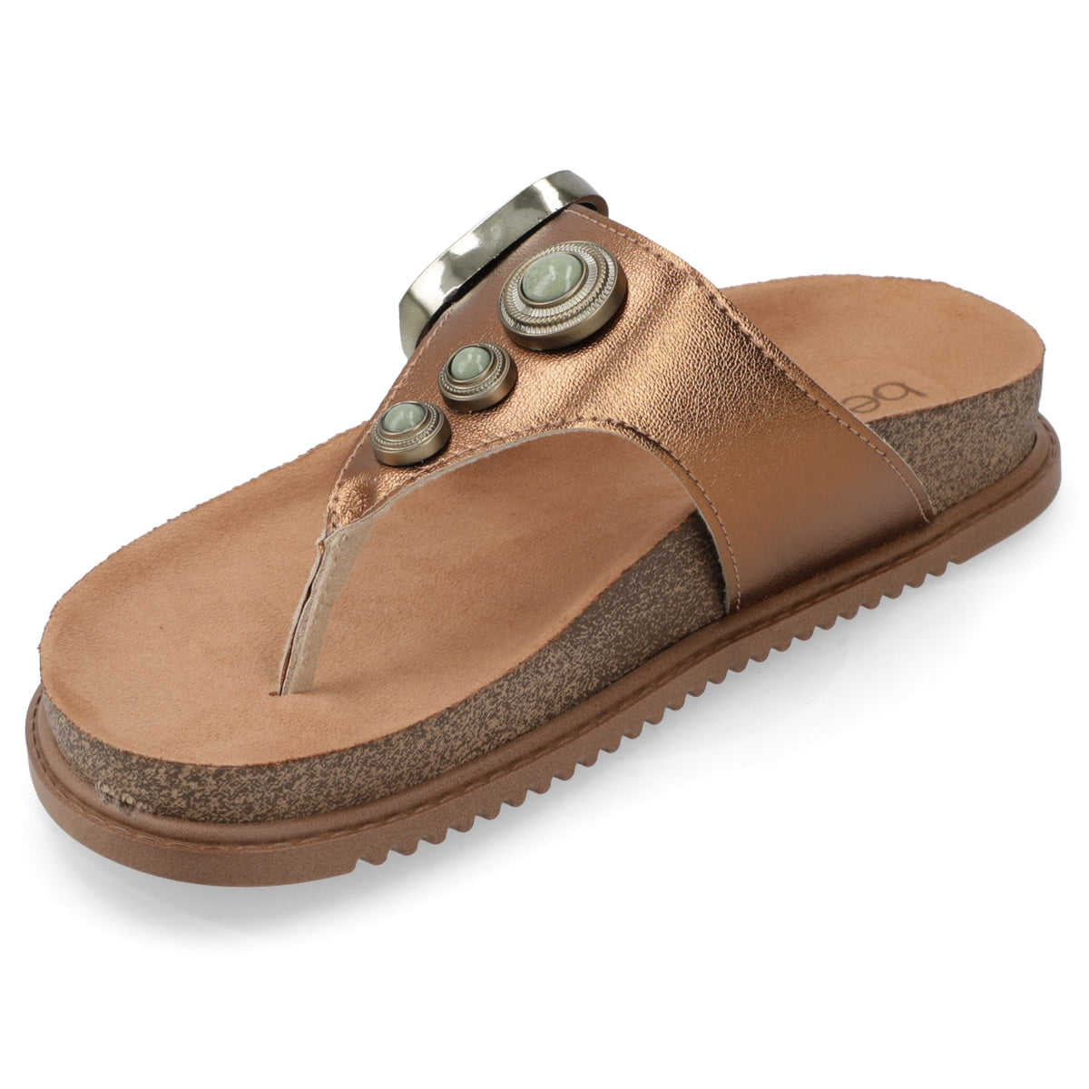 Sandalia Bronce Beira Rio 35 / Bronce