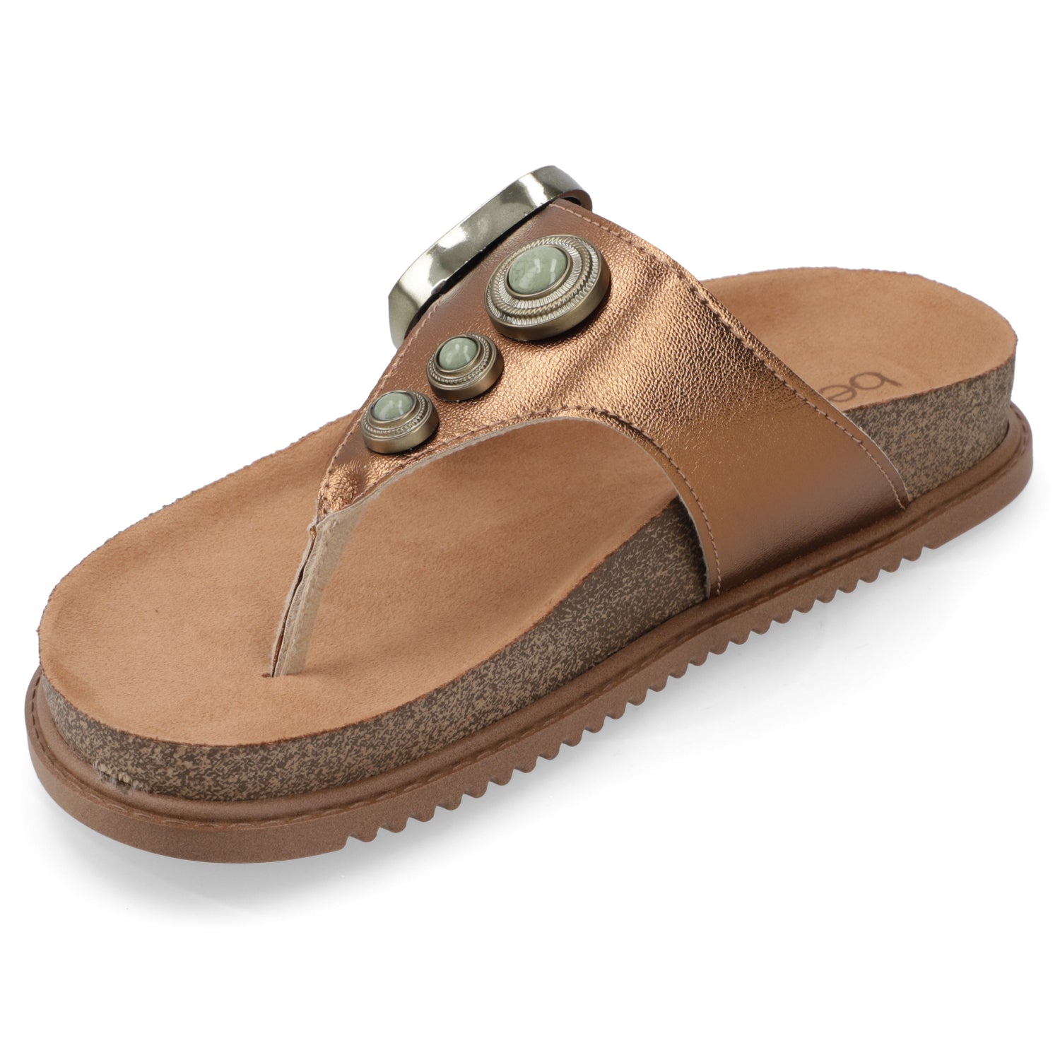 Sandalia Bronce Beira Rio 35 / Bronce