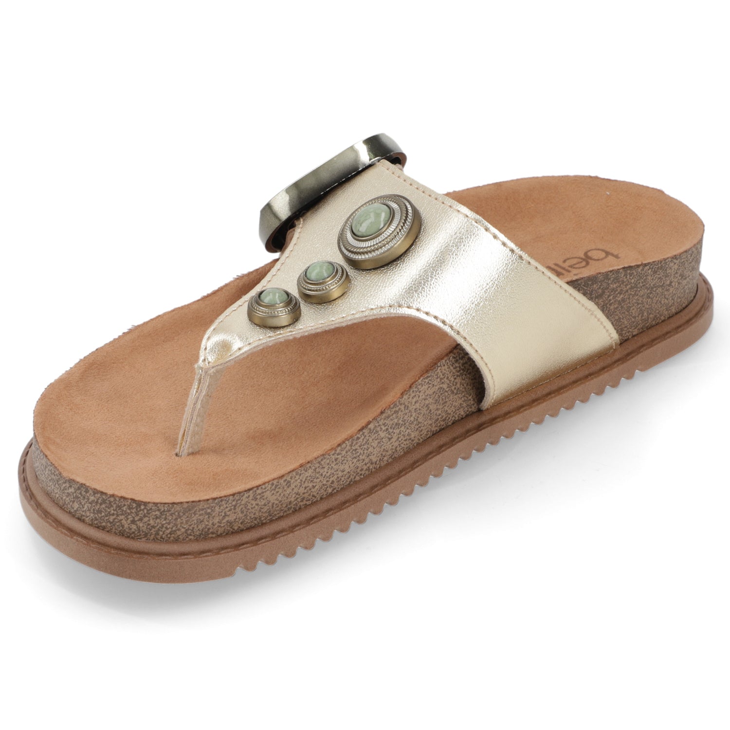 Sandalia Dorado Beira Rio 35 / Dorado