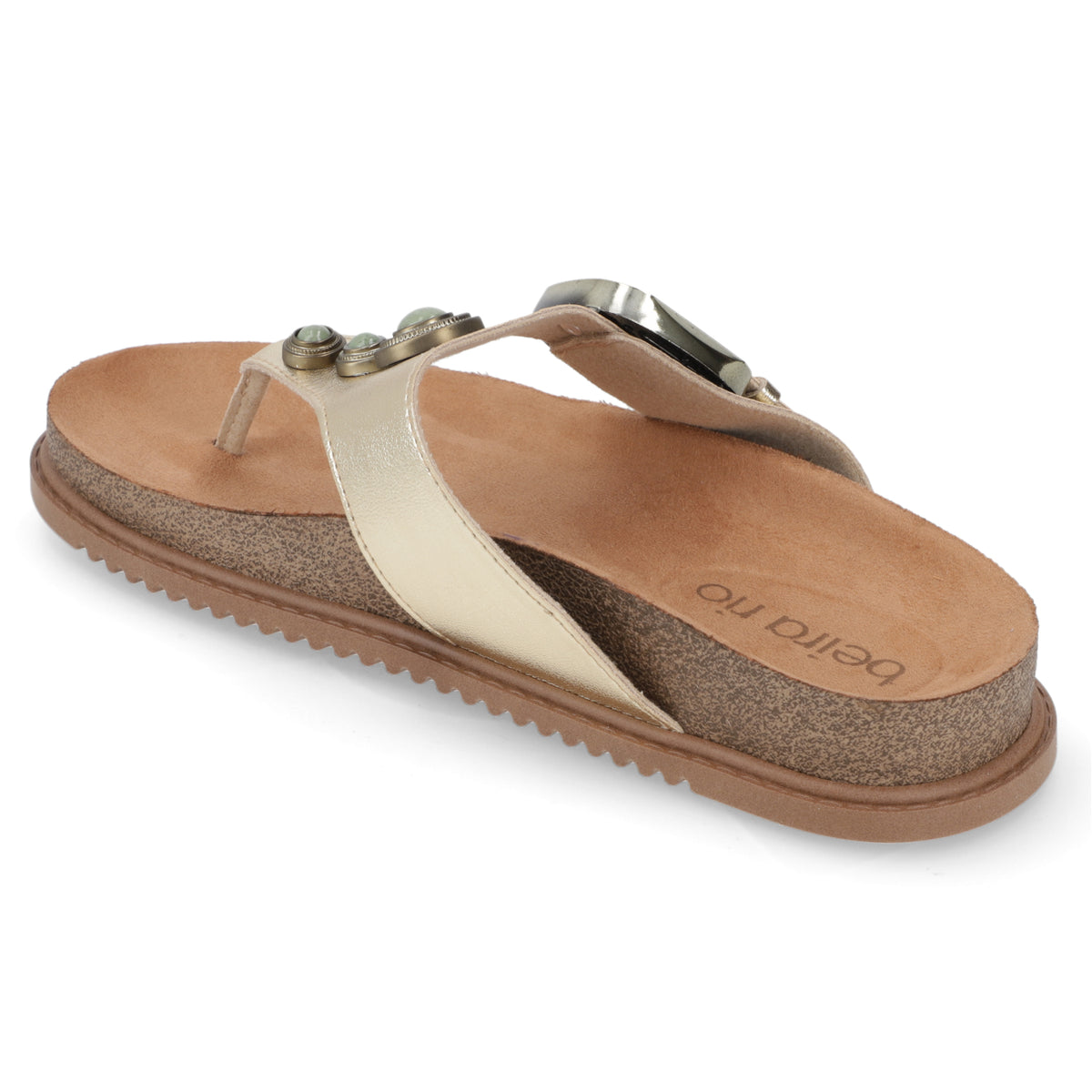 Sandalia Dorado Beira Rio 35 / Dorado