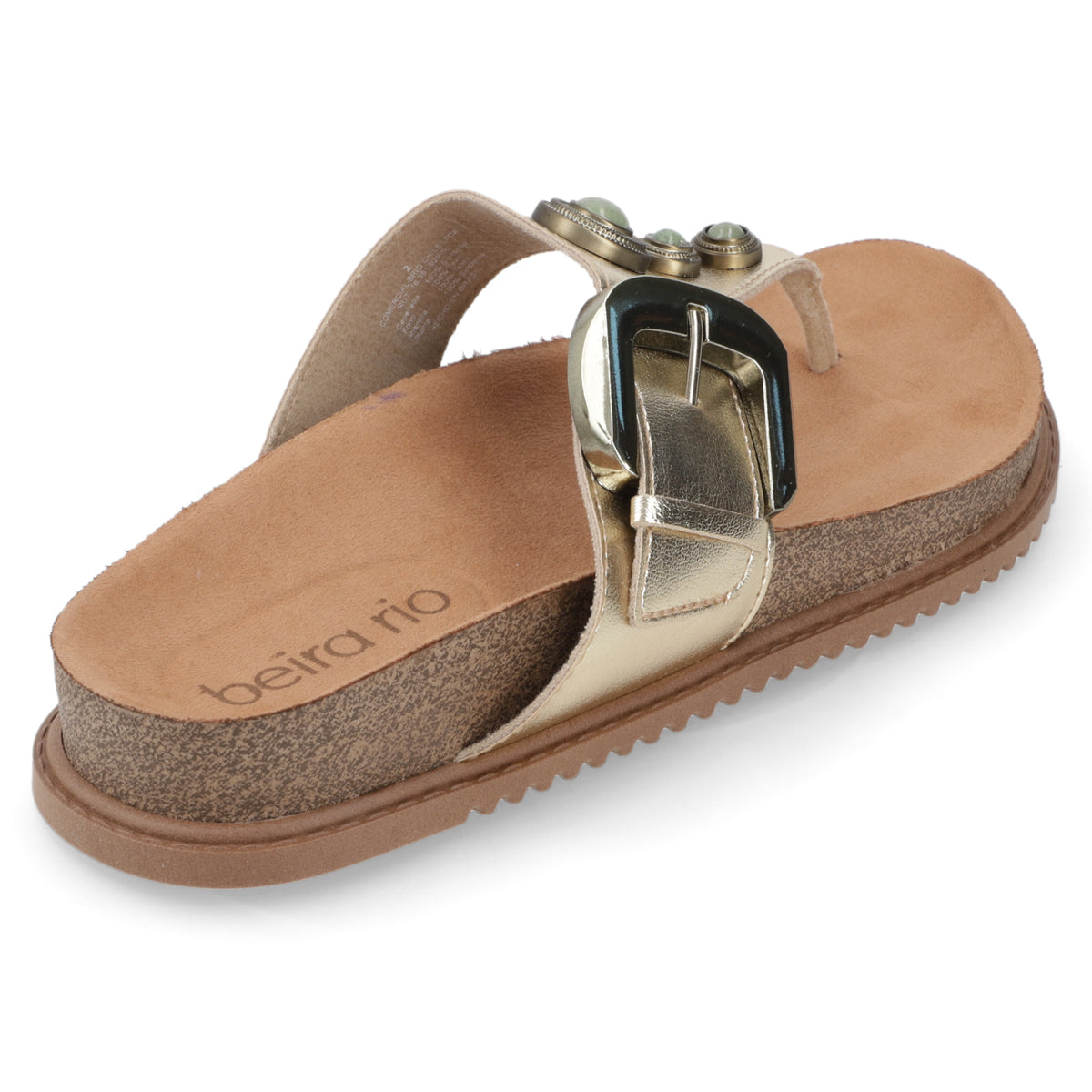 Sandalia Dorado Beira Rio 35 / Dorado