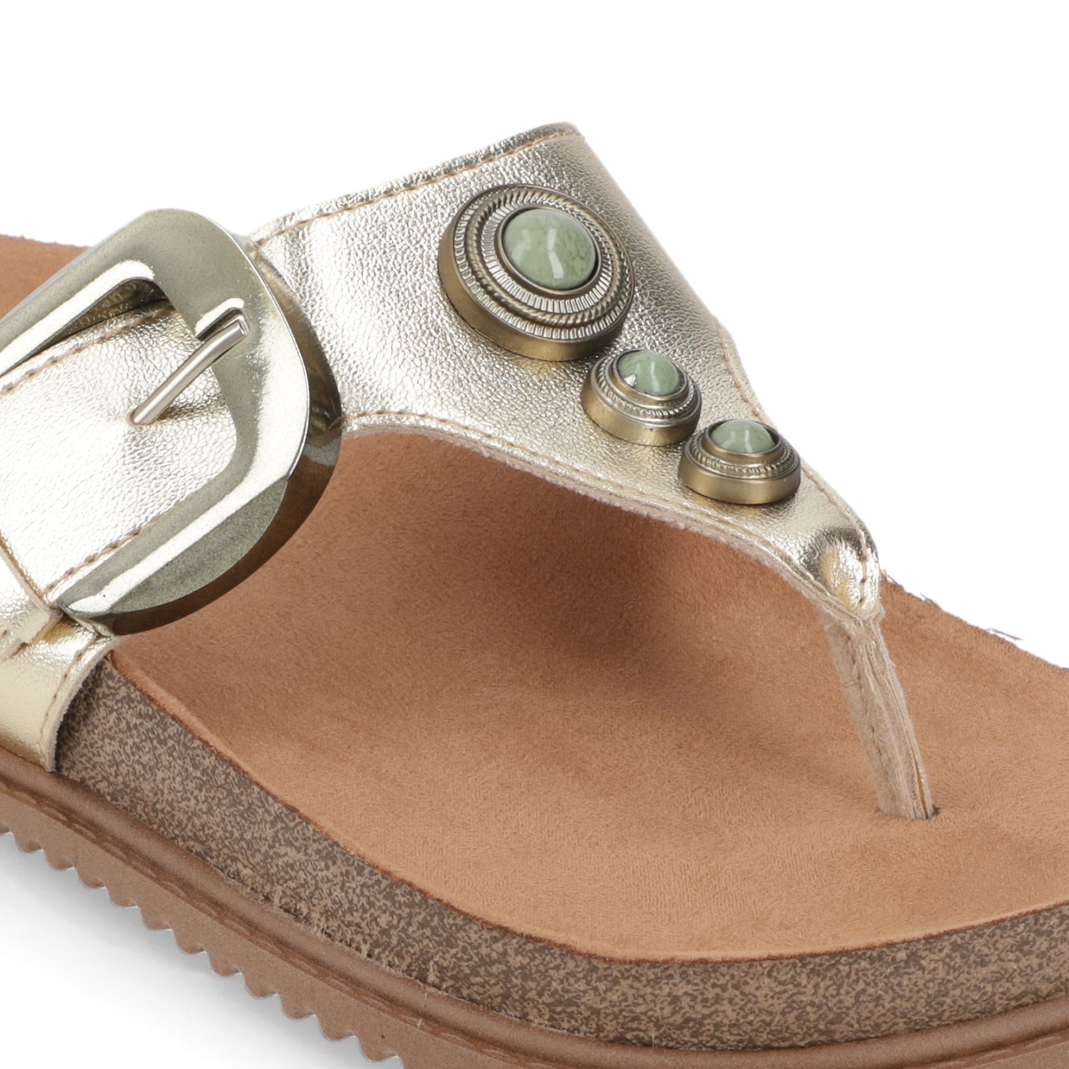 Sandalia Dorado Beira Rio 35 / Dorado