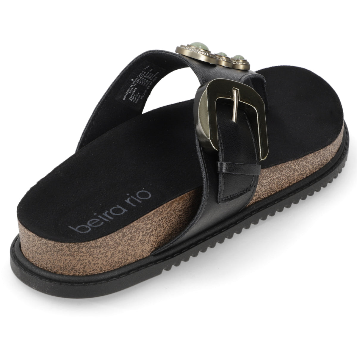 Sandalia Negro Beira Rio 35 / Negro