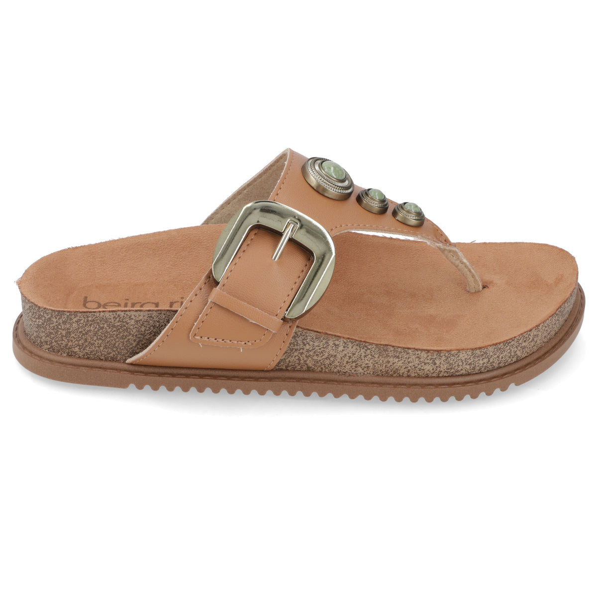 Sandalia Camel Beira Rio 35 / Camel