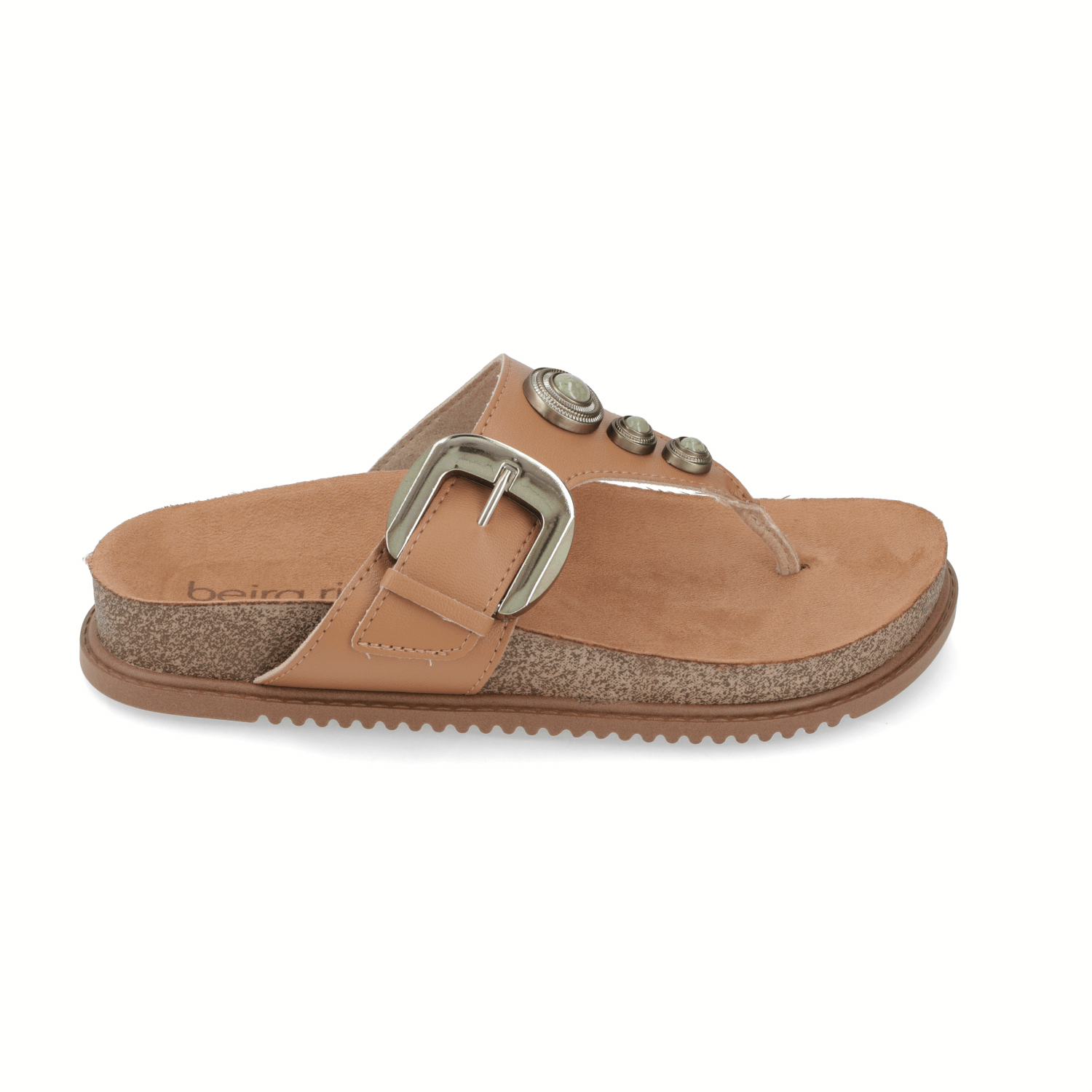 Sandalia Camel Beira Rio 35 / Camel