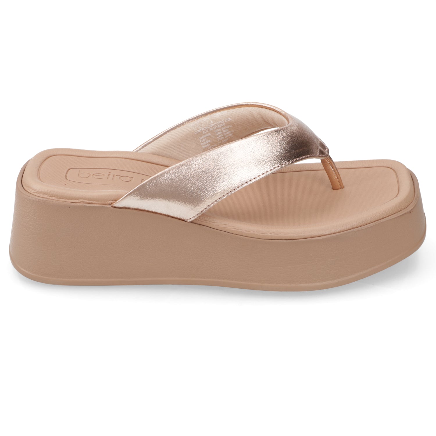 Sandalia Rose Gold Beira Rio 35 / Rose Gold