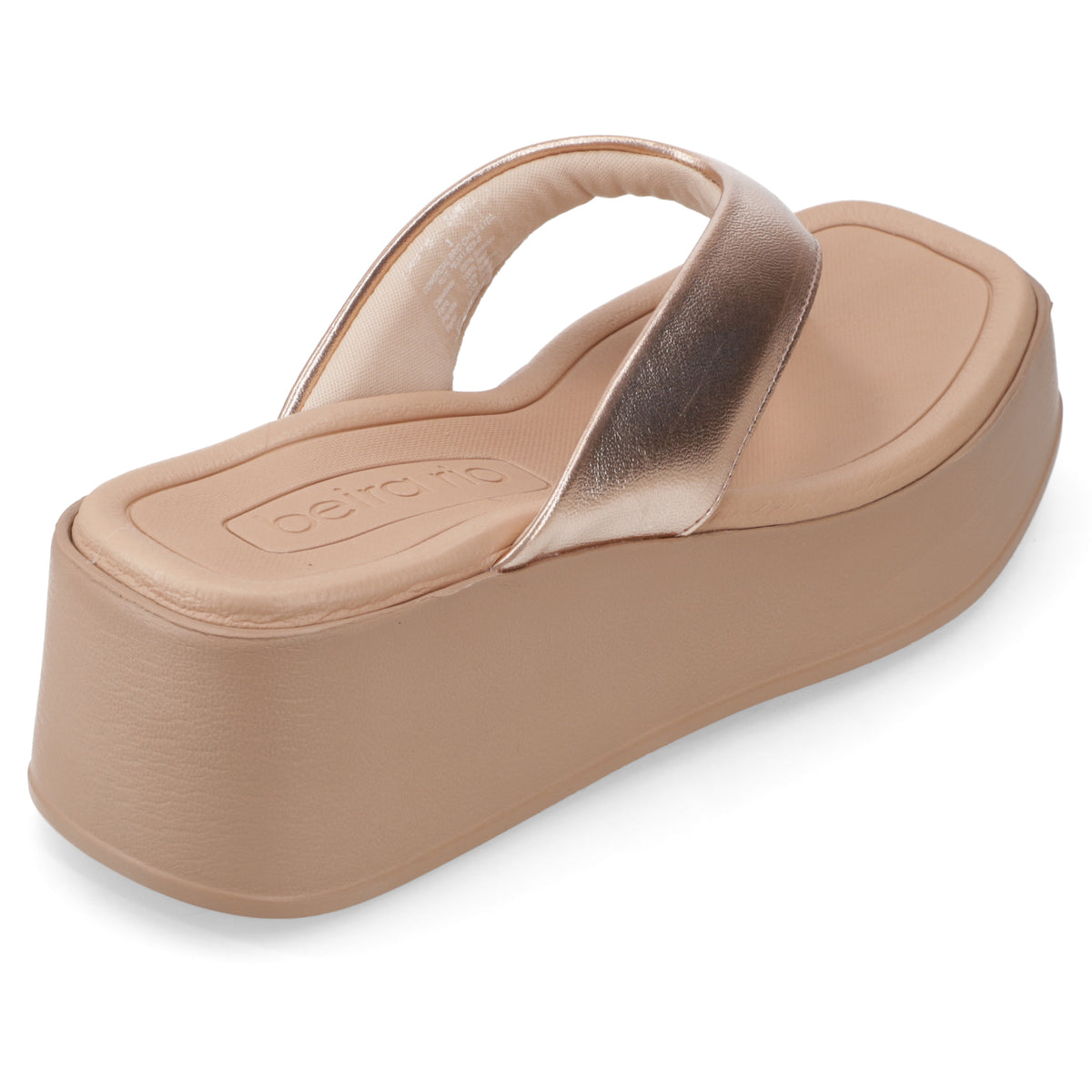 Sandalia Rose Gold Beira Rio 35 / Rose Gold