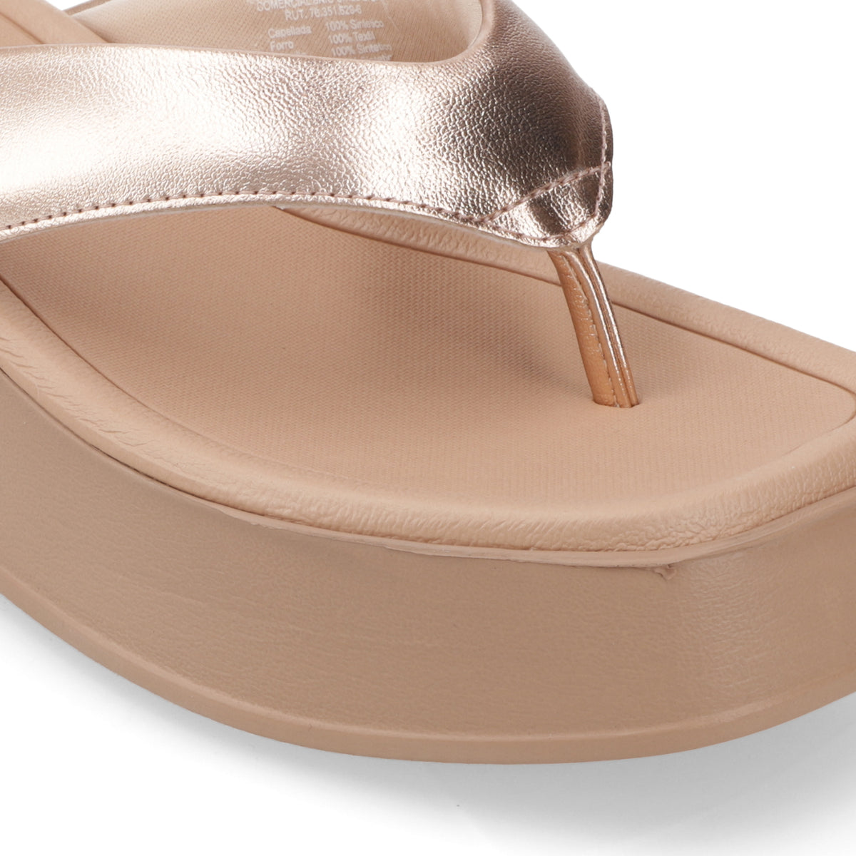 Sandalia Rose Gold Beira Rio 35 / Rose Gold