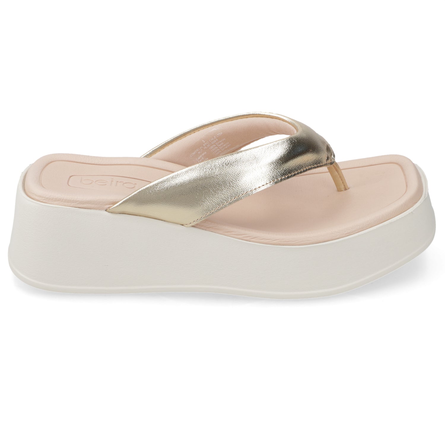 Sandalia Dorado Beira Rio 35 / Dorado