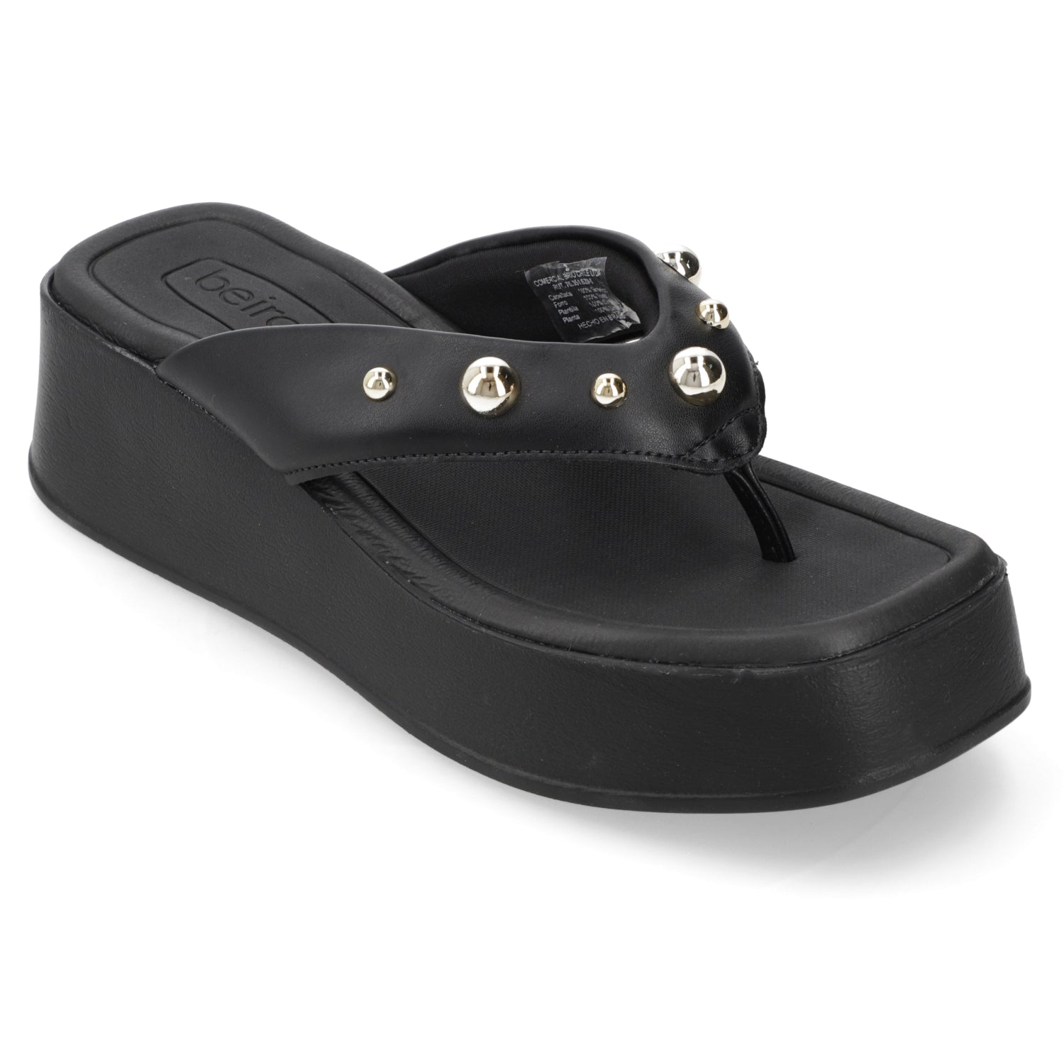 Sandalia Negro Beira Rio Ecocuero 35 / Negro