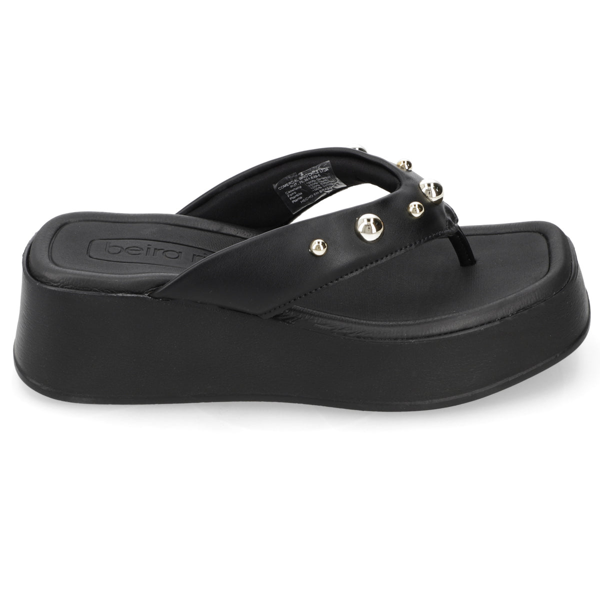 Sandalia Negro Beira Rio Ecocuero 35 / Negro