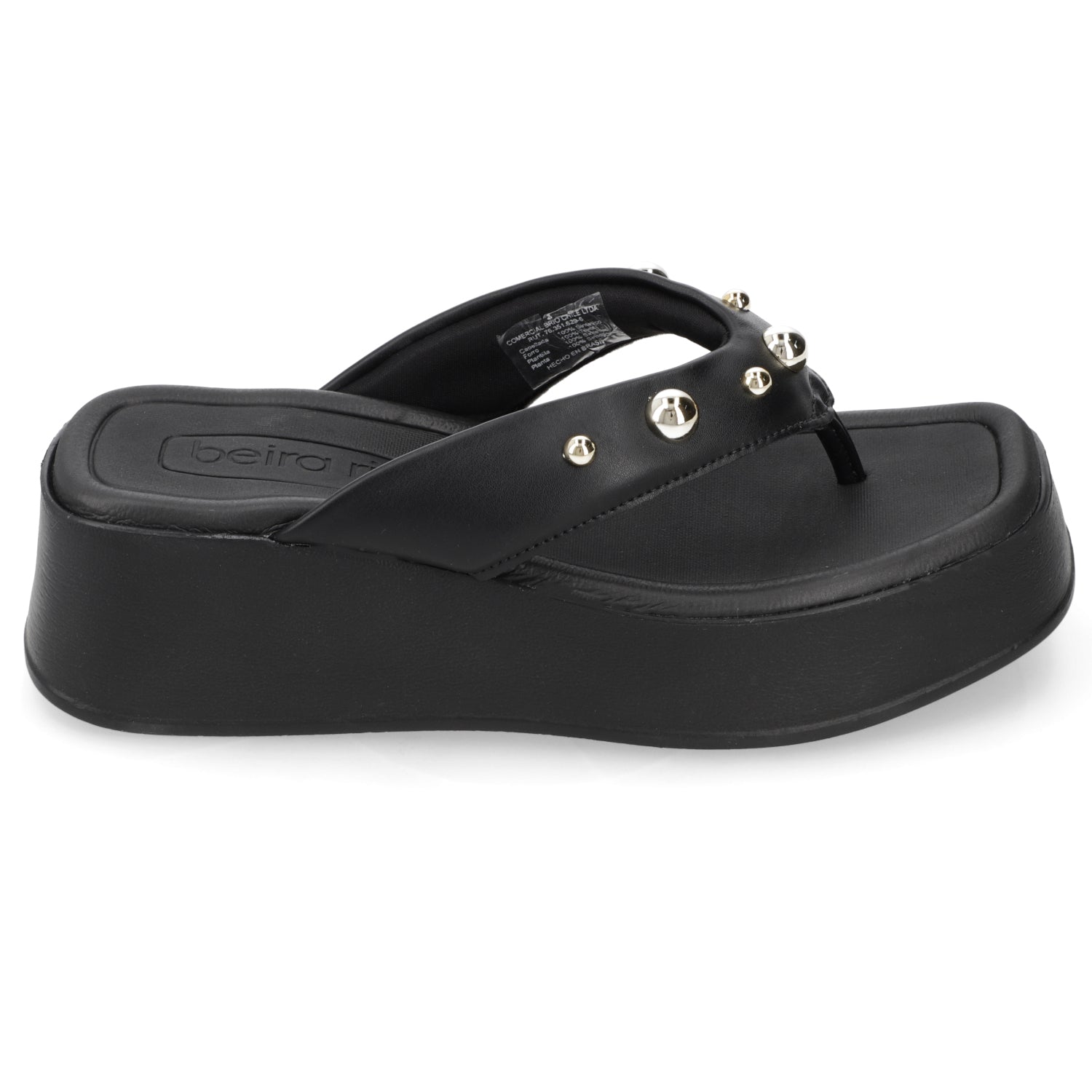 Sandalia Negro Beira Rio Ecocuero 35 / Negro