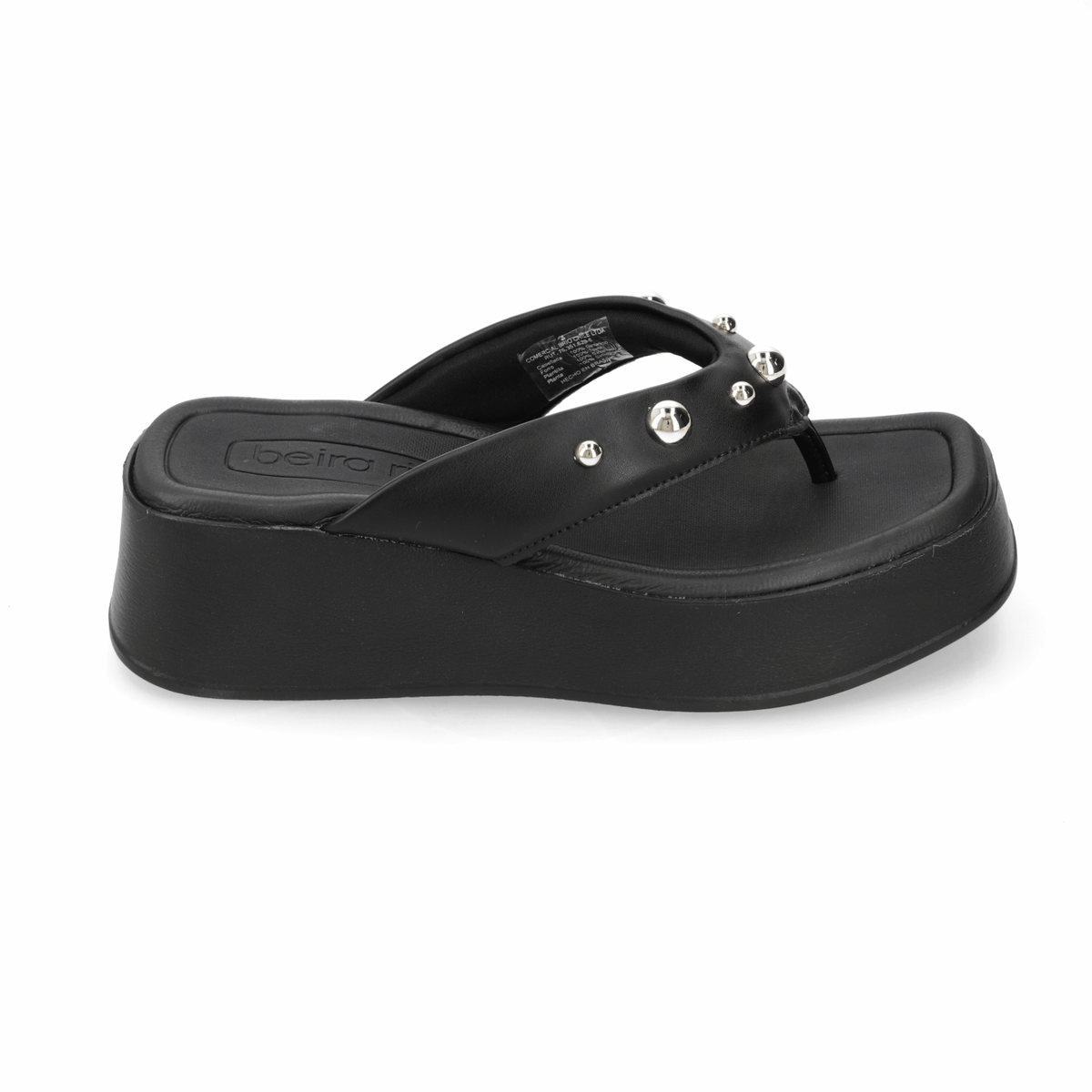 Sandalia Negro Beira Rio Ecocuero 35 / Negro