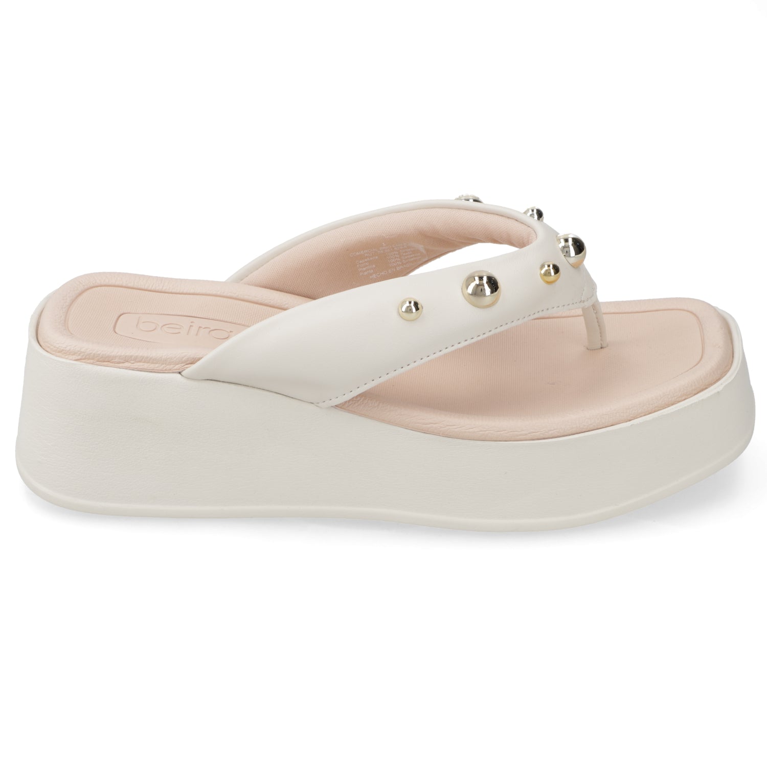 Sandalia Blanco OFF Beira Rio 35 / Blanco OFF