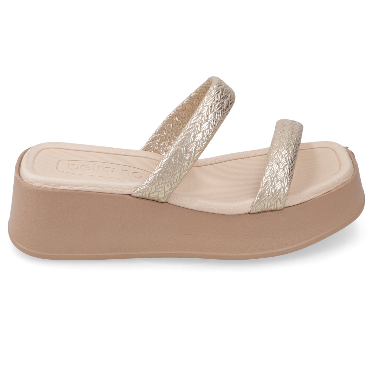 Sandalia Crema Beira Rio 35 / Crema