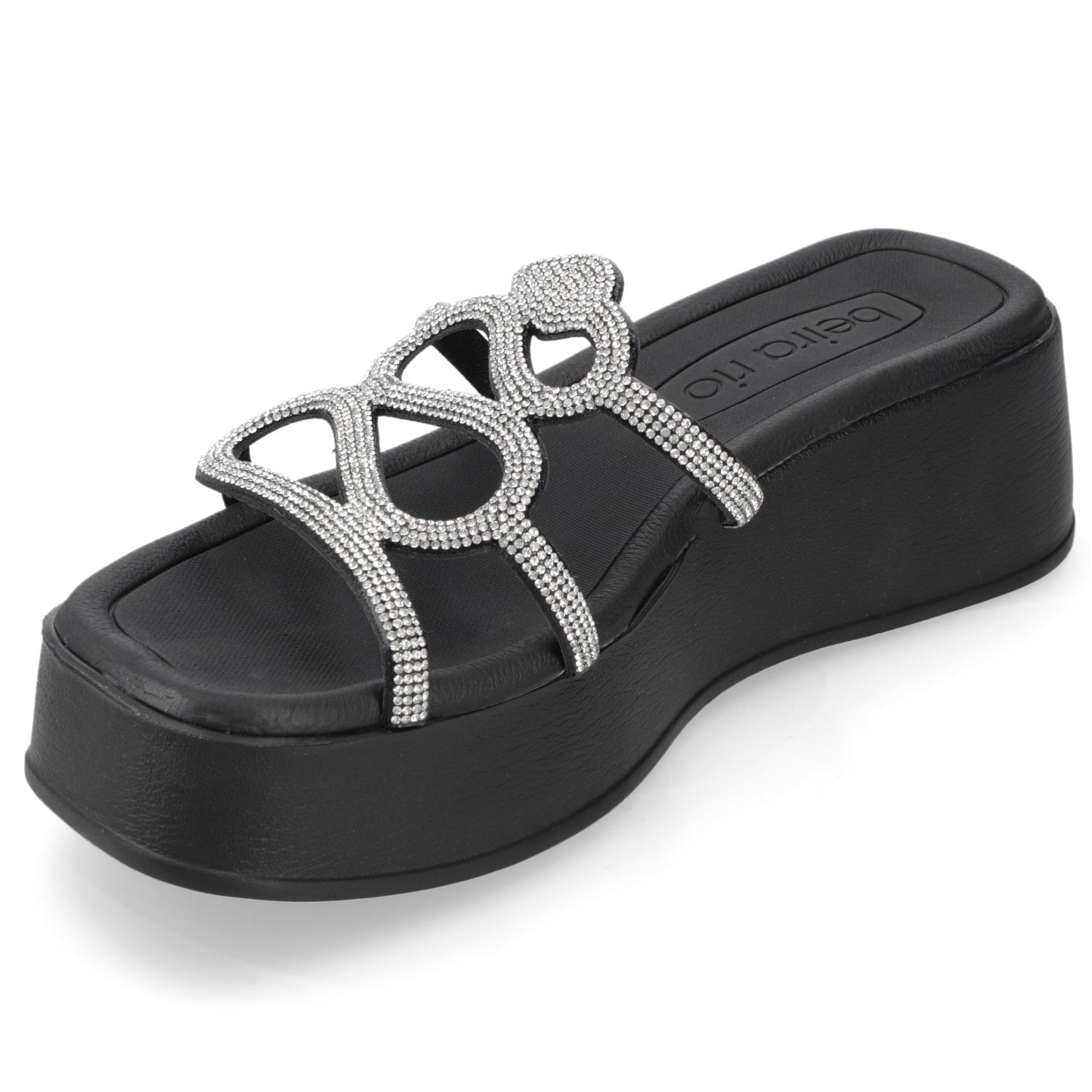 Sandalia Negra Beira Rio