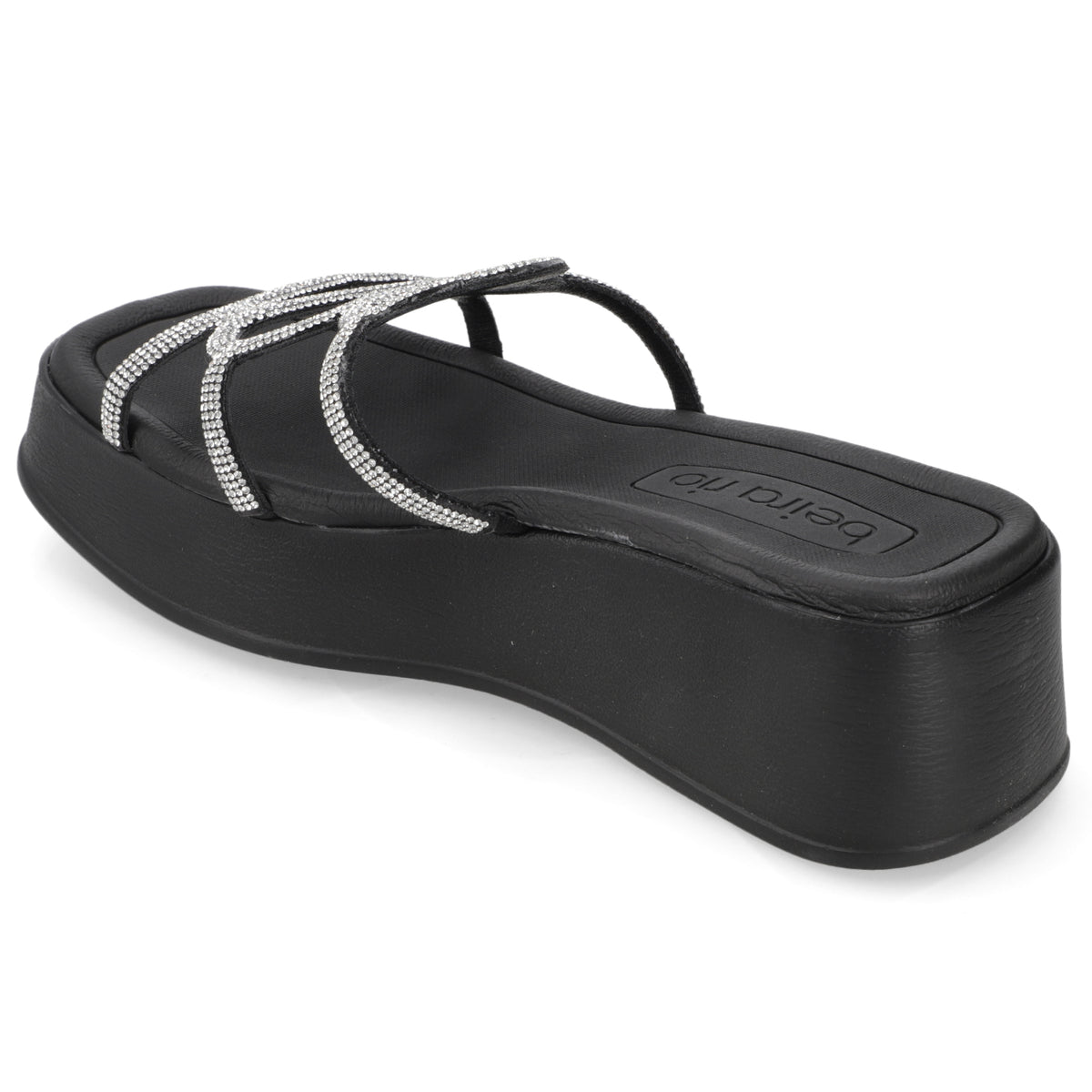 Sandalia Negra Beira Rio