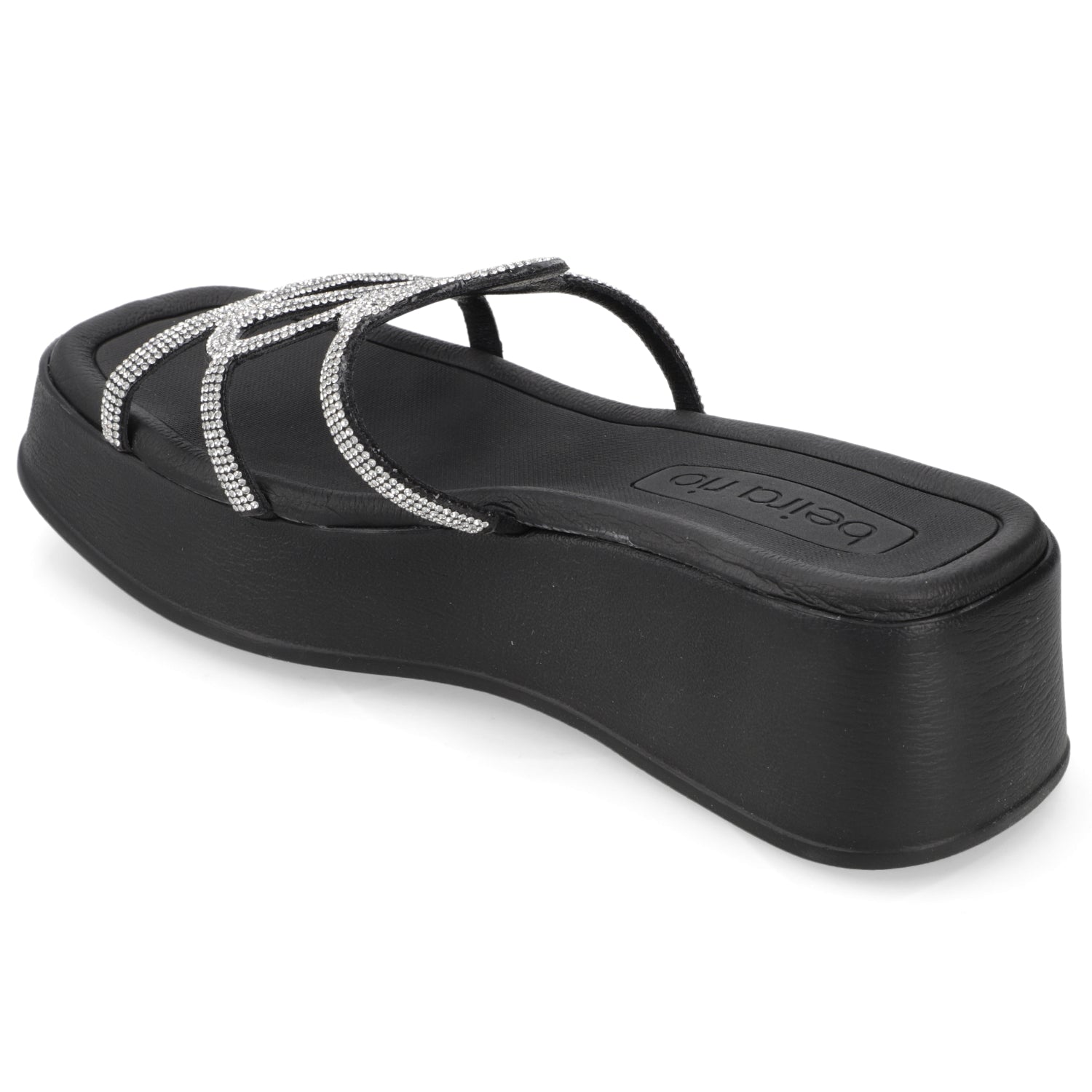 Sandalia Negra Beira Rio