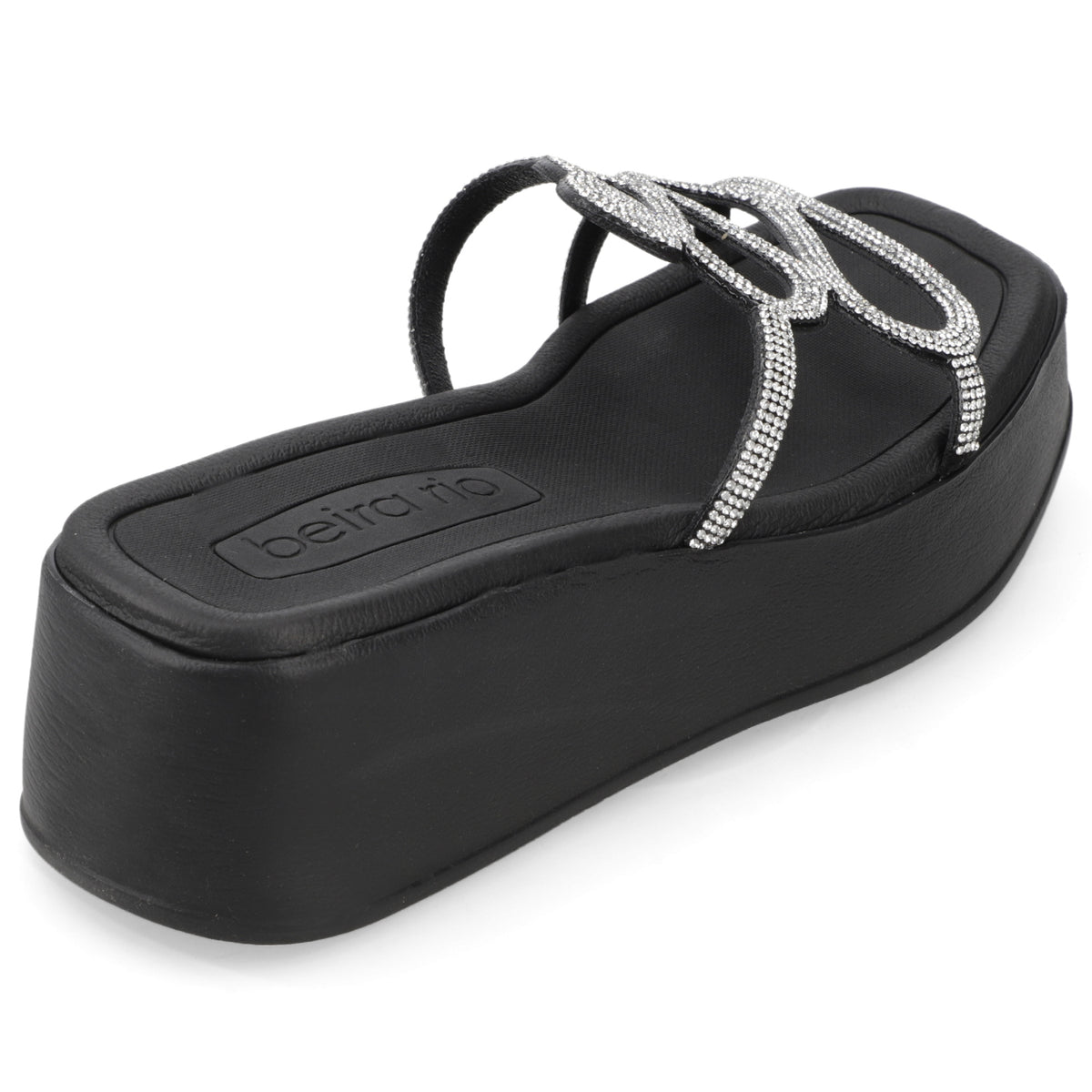 Sandalia Negra Beira Rio