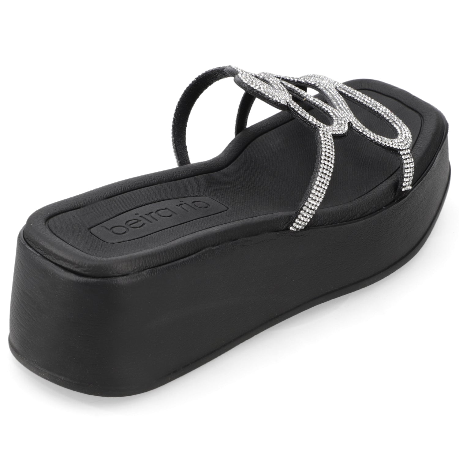 Sandalia Negra Beira Rio