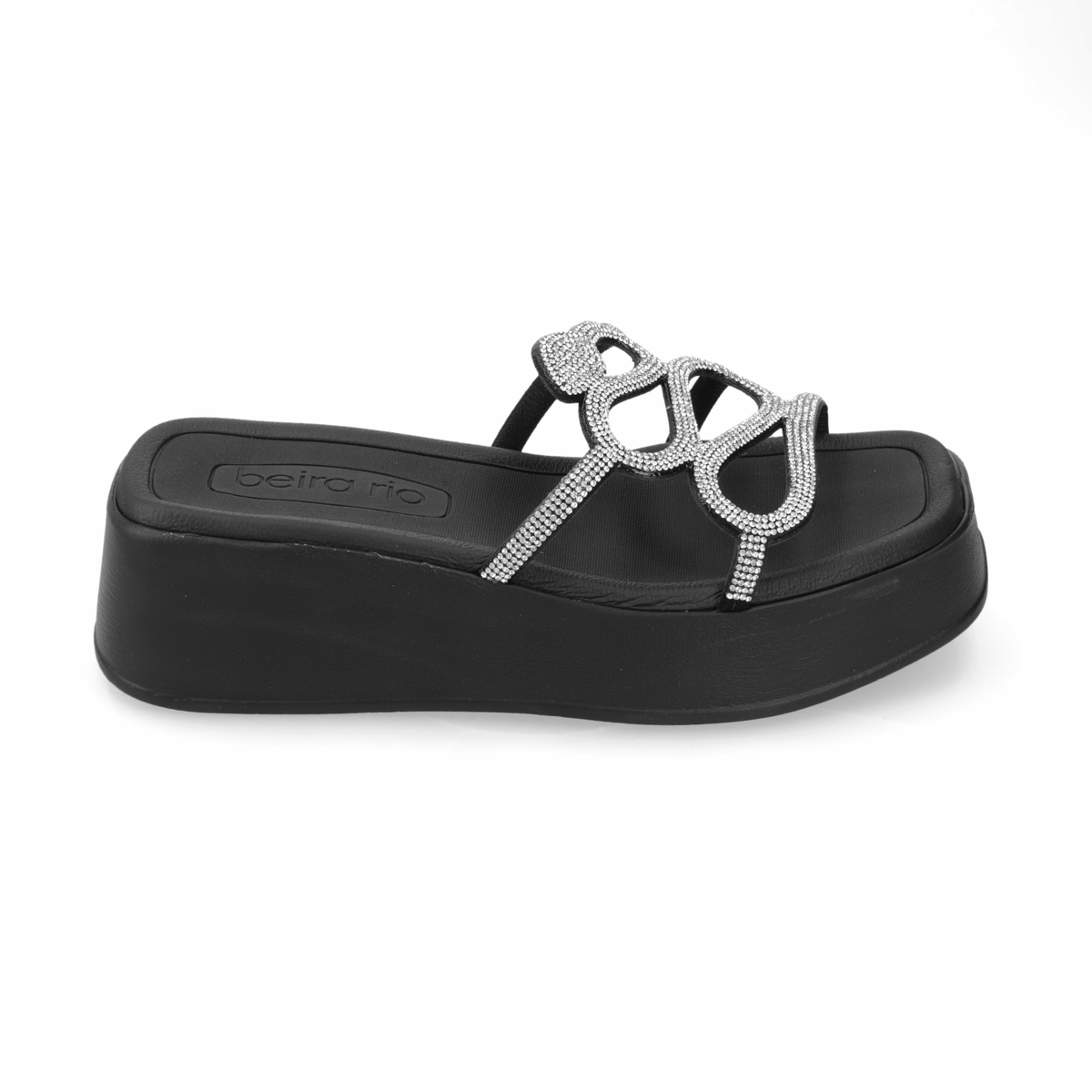 Sandalia Negra Beira Rio