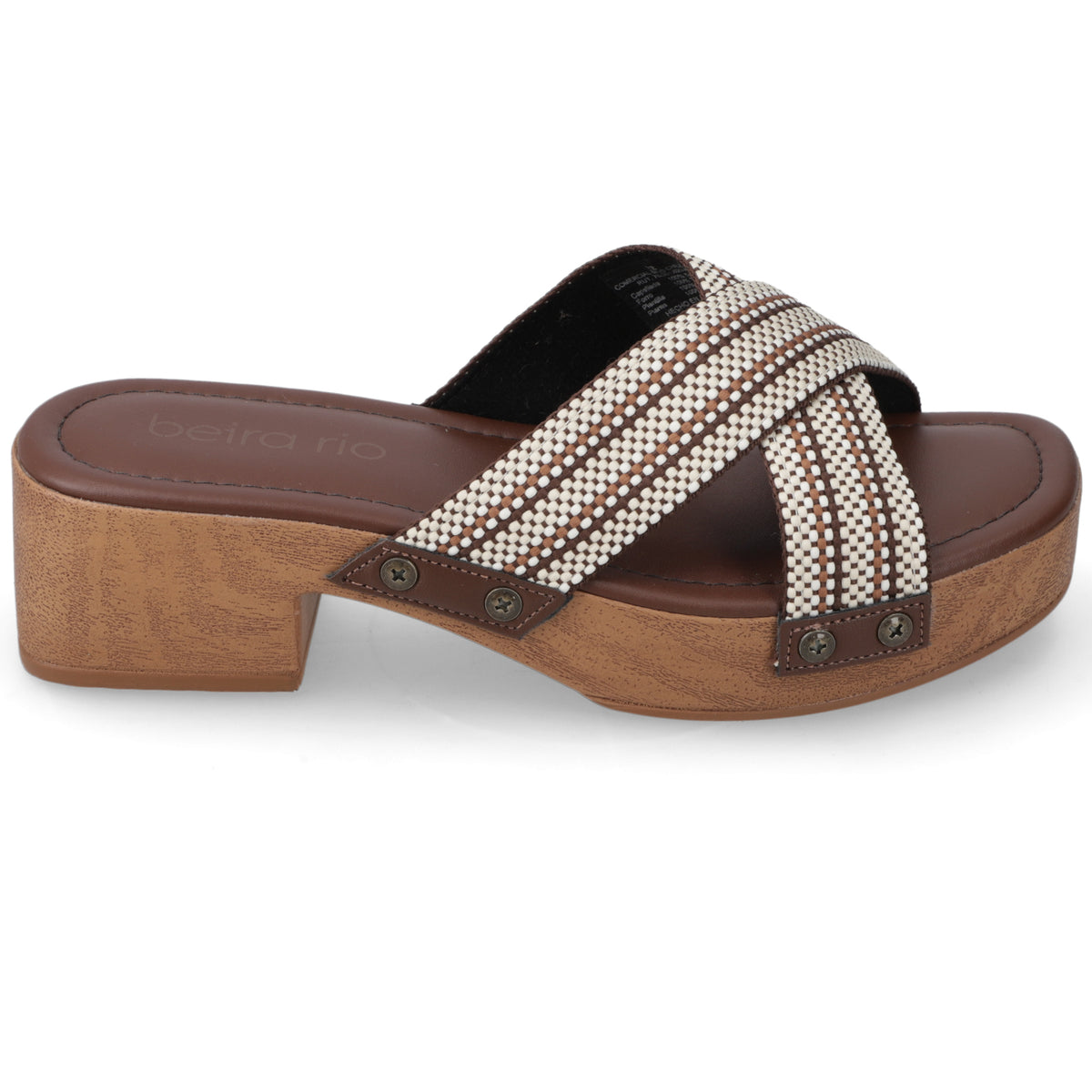 Sandalia Taco Ancho Café Beira Rio
