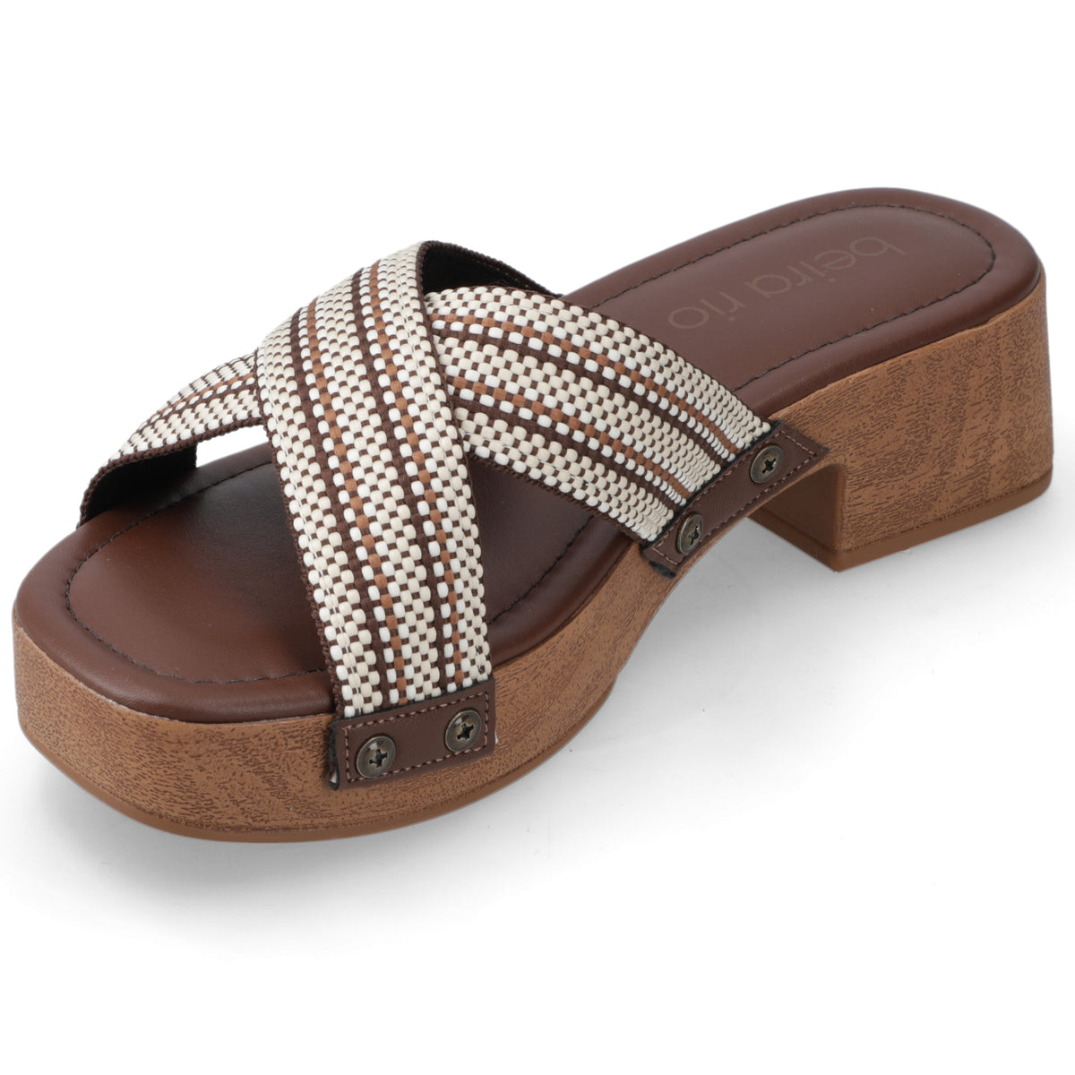 Sandalia Taco Ancho Café Beira Rio