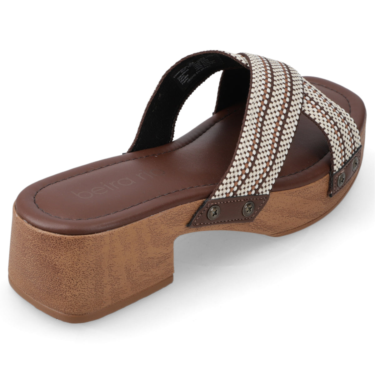 Sandalia Taco Ancho Café Beira Rio