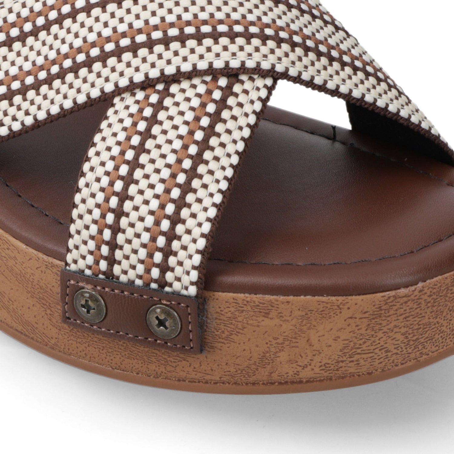 Sandalia Taco Ancho Café Beira Rio