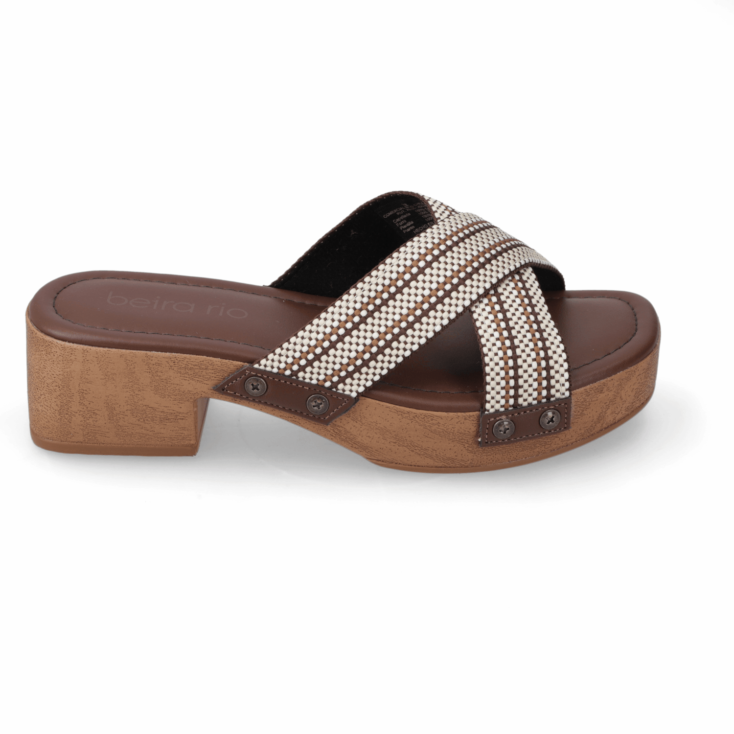 Sandalia Taco Ancho Café Beira Rio