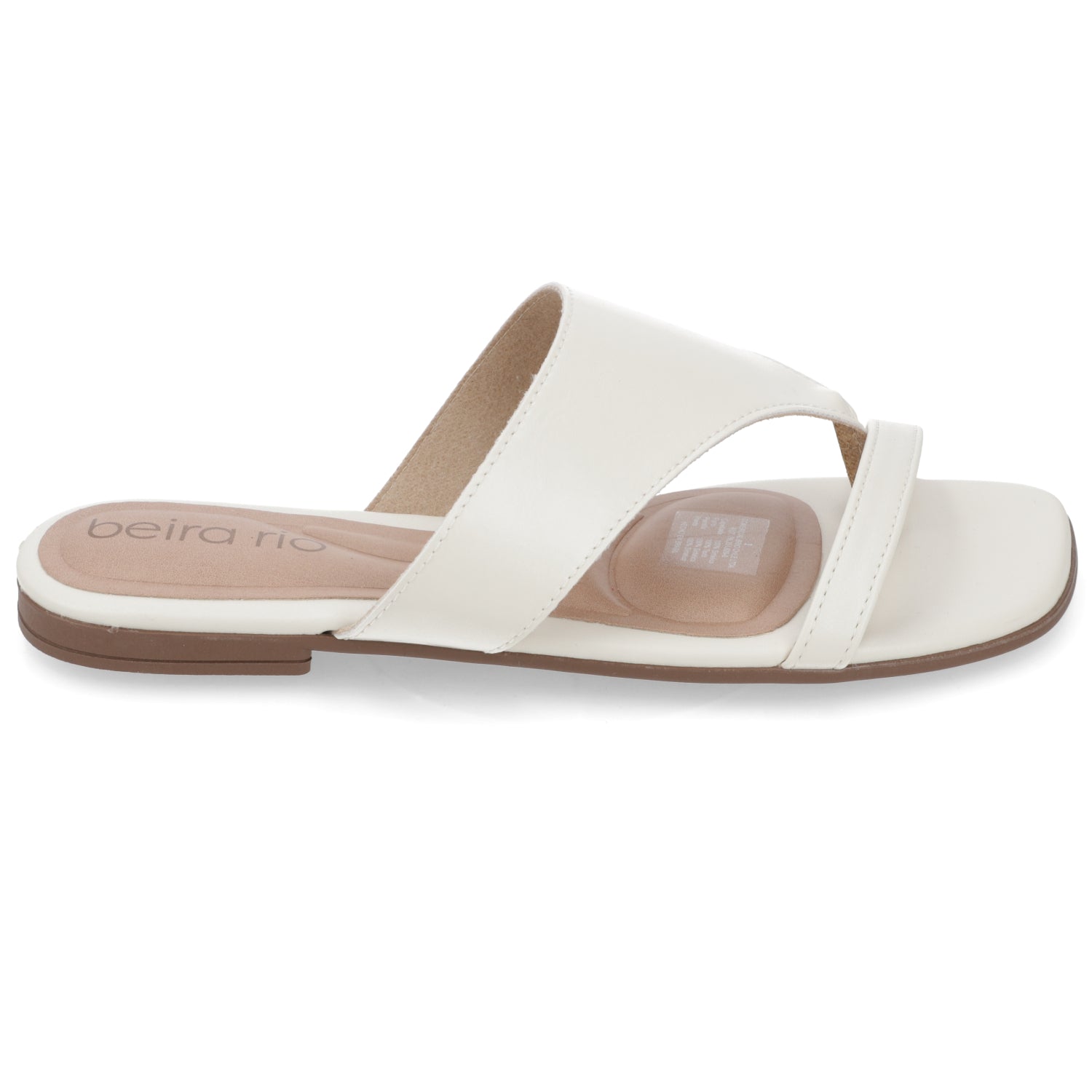 Sandalia Blanco OFF Beira Rio Ecocuero 35 / Blanco OFF