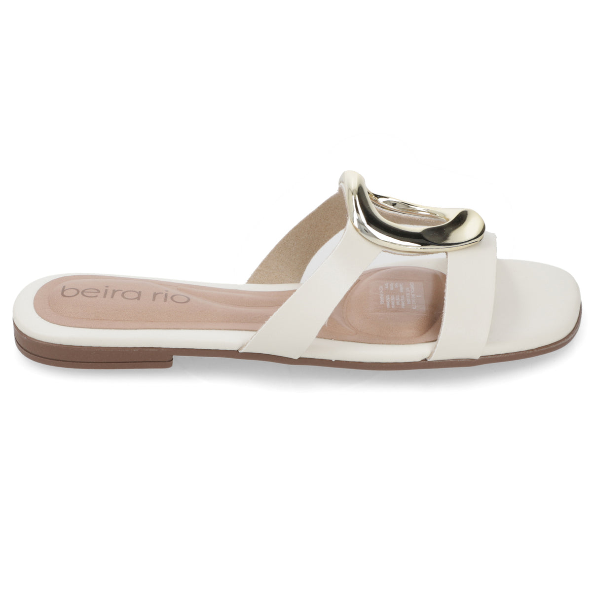 Sandalia Blanco OFF Beira Rio Ecocuero 35 / Blanco OFF