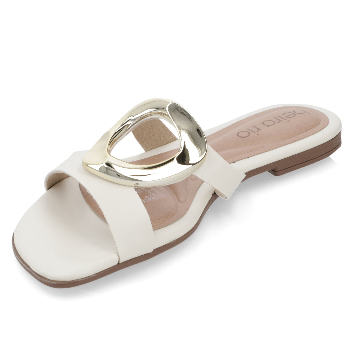 Sandalia Blanco OFF Beira Rio Ecocuero 35 / Blanco OFF