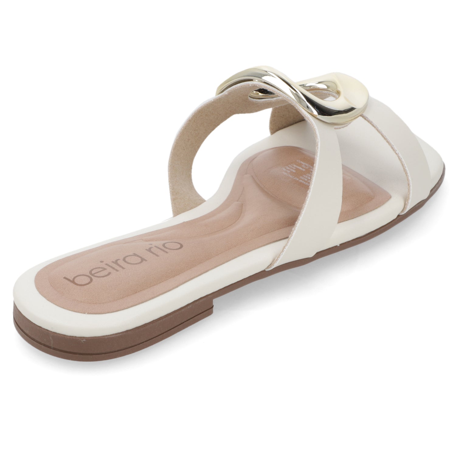 Sandalia Blanco OFF Beira Rio Ecocuero 35 / Blanco OFF