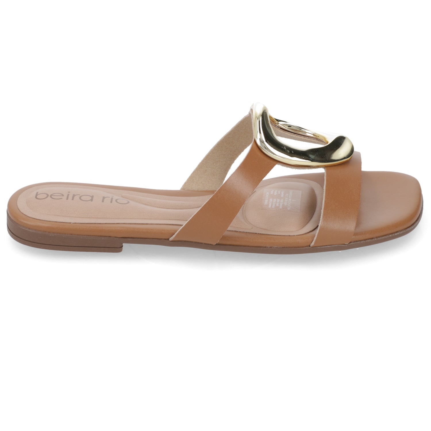 Sandalia Camel Beira Rio Ecocuero 35 / Camel