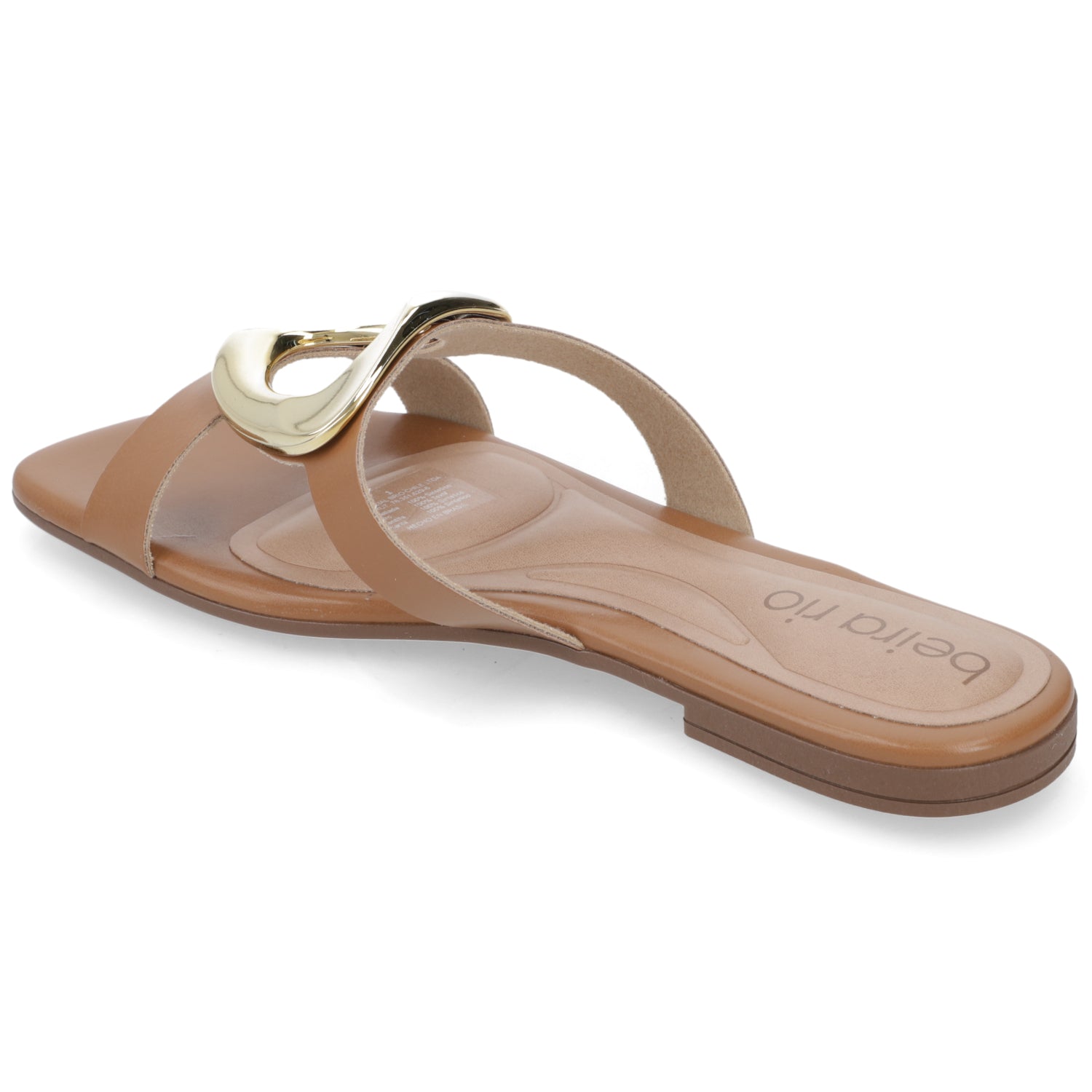 Sandalia Camel Beira Rio Ecocuero 35 / Camel