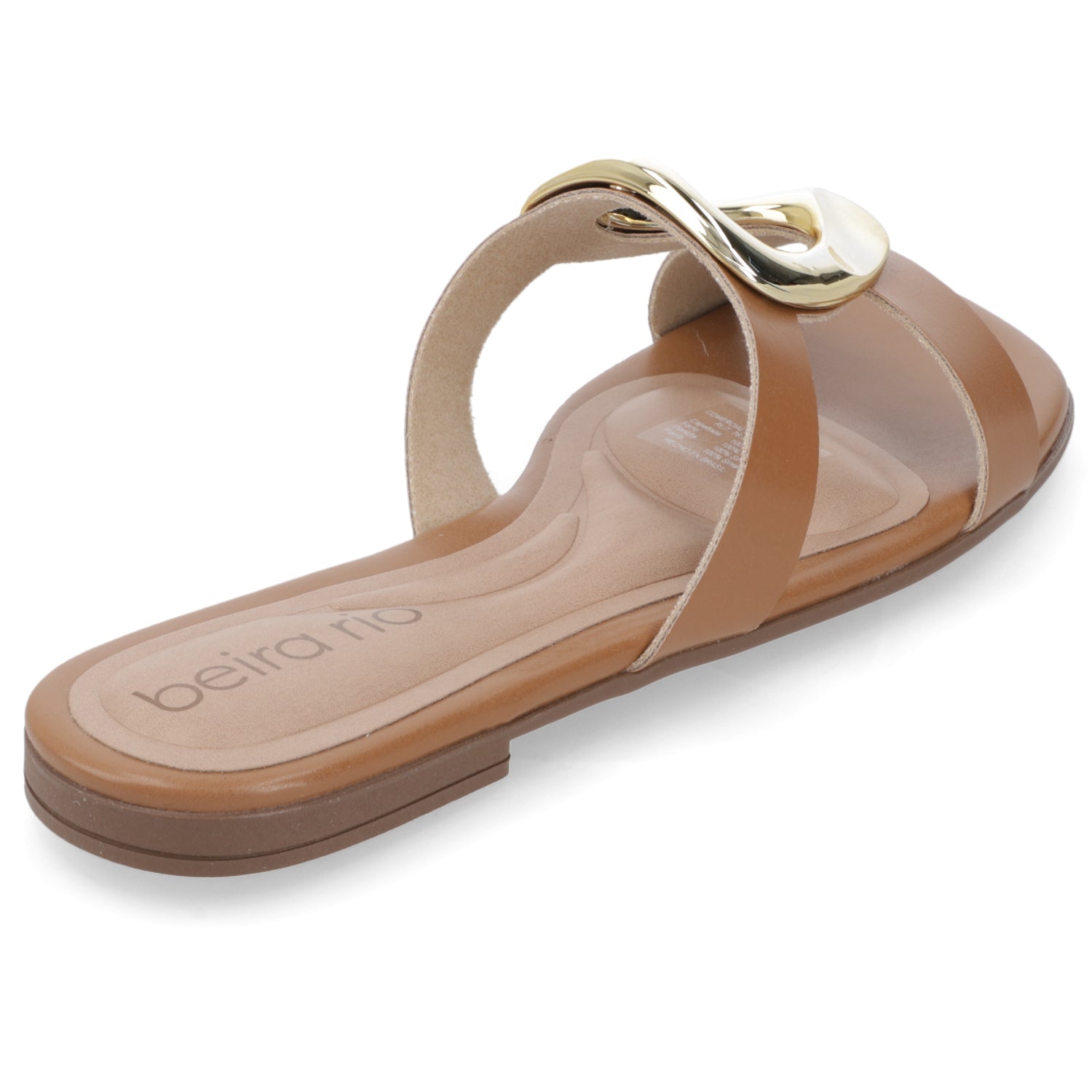 Sandalia Camel Beira Rio Ecocuero 35 / Camel