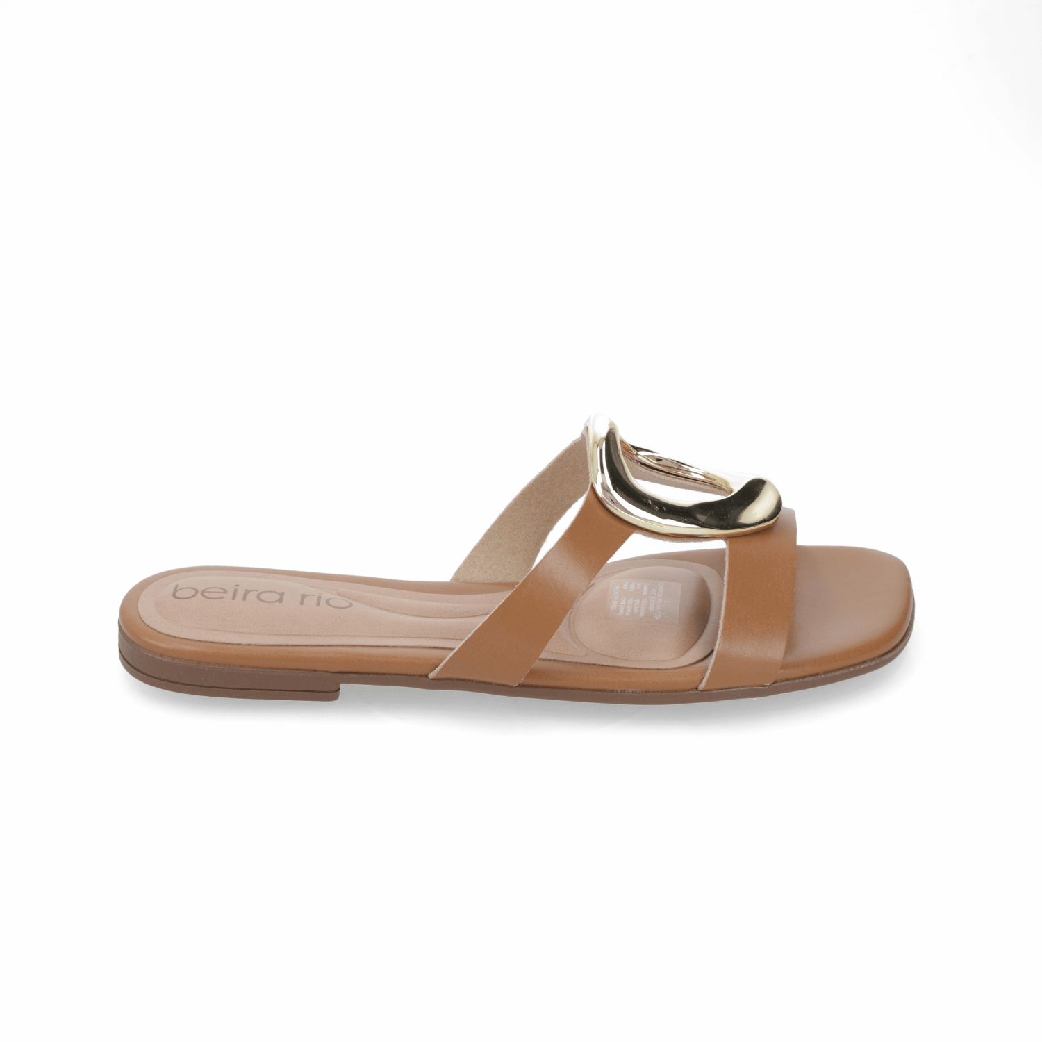 Sandalia Camel Beira Rio Ecocuero 35 / Camel