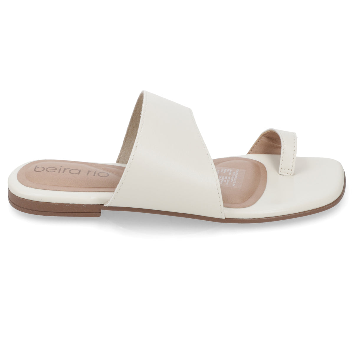 Sandalia Blanco OFF Beira Rio Ecocuero 35 / Blanco OFF
