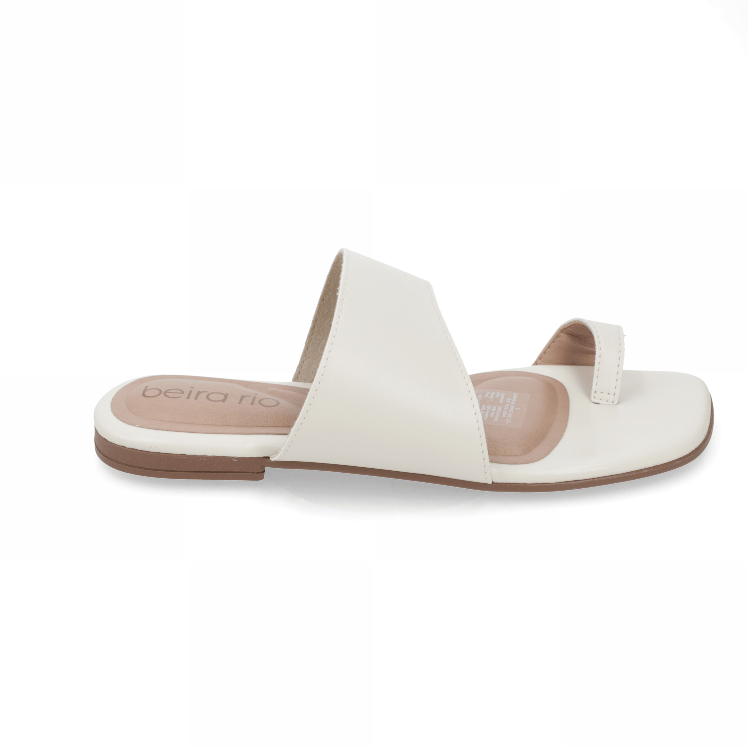 Sandalia Blanco OFF Beira Rio Ecocuero 35 / Blanco OFF