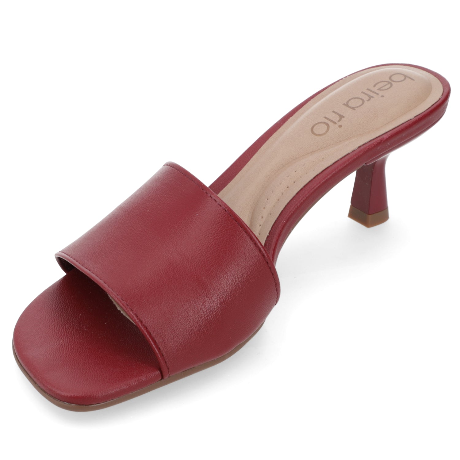 Sandalia Taco Aguja Bajo Cereza Beira Rio 35 / Cereza