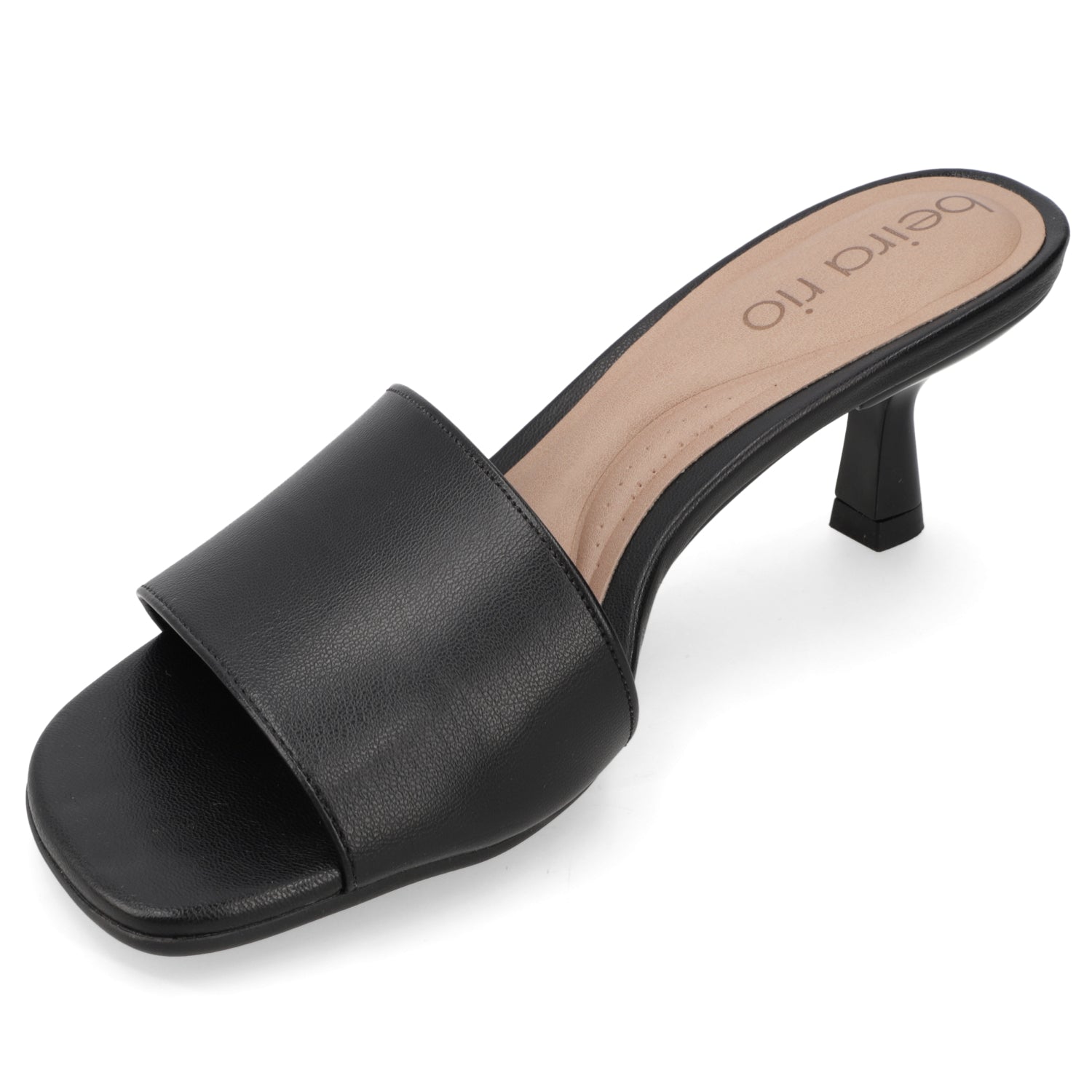 Sandalia Taco Aguja Bajo Negro Beira Rio 35 / Negro